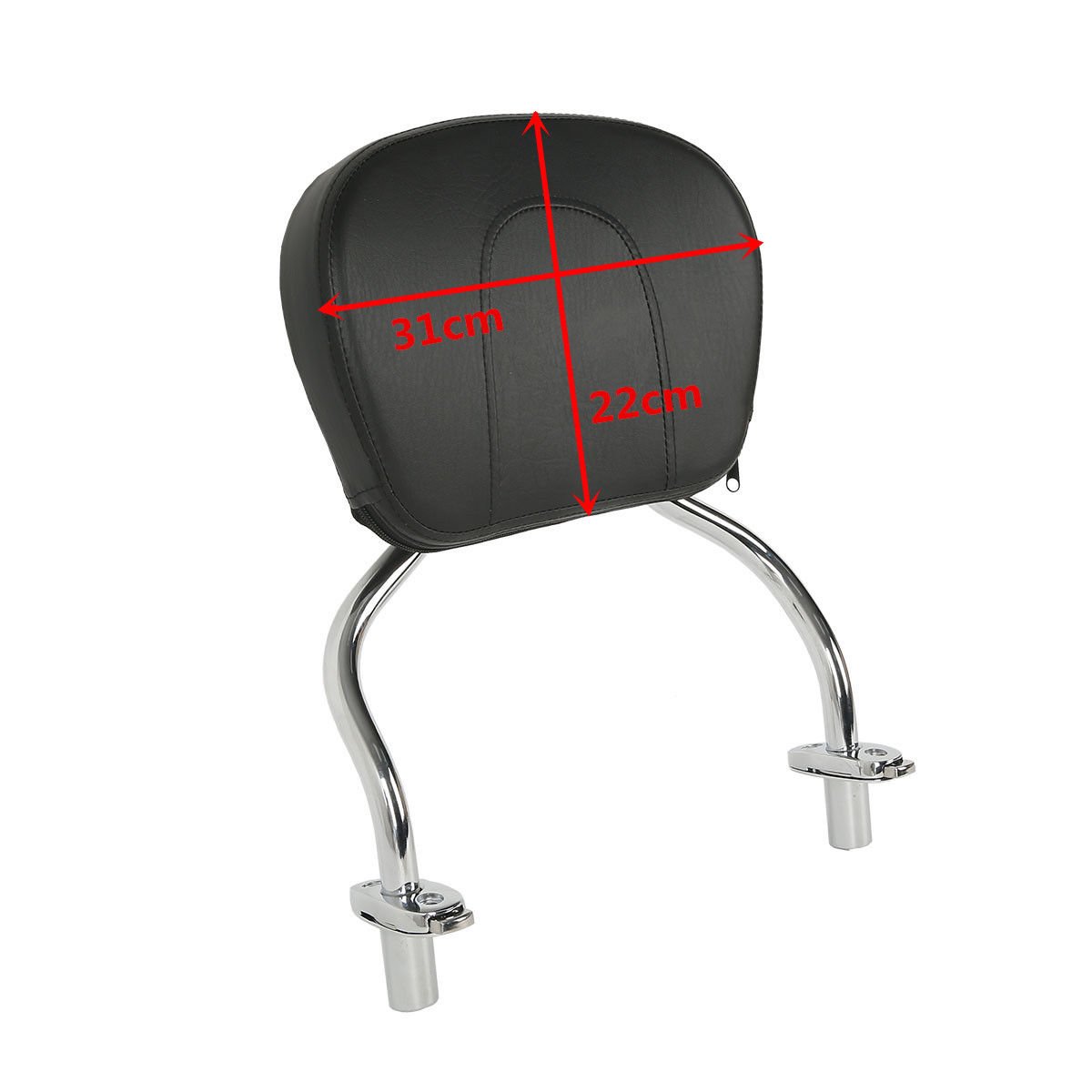 Detachable Stealth Sissy Bar Pad Backrest for Harley Freewheeler FLRT 2015-2025 & Road Glide 3 FLTRT 2023-2025 - Comfortable Motorcycle Passenger Support for Long Rides