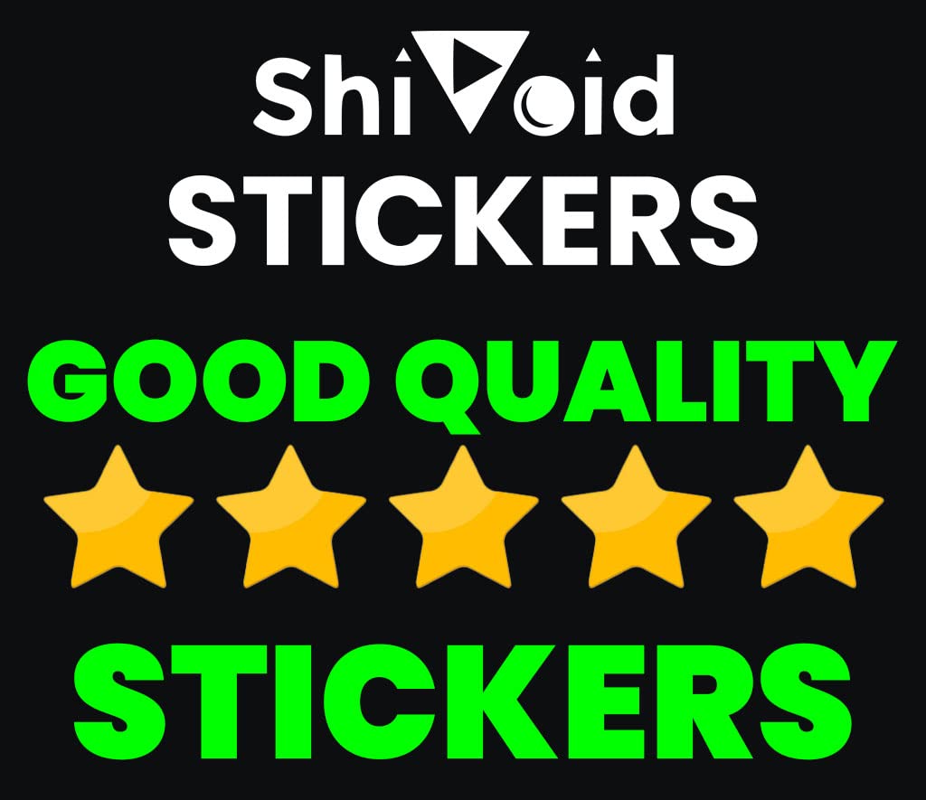 Shivoid - Rally for River Vinyl Sticker for Bike, Car, Wall & Door | Sadhguru Inspired | Isha Foundation | Water Conservation Awareness | Perfect for Vehicles, Laptops, Windows (Blue)