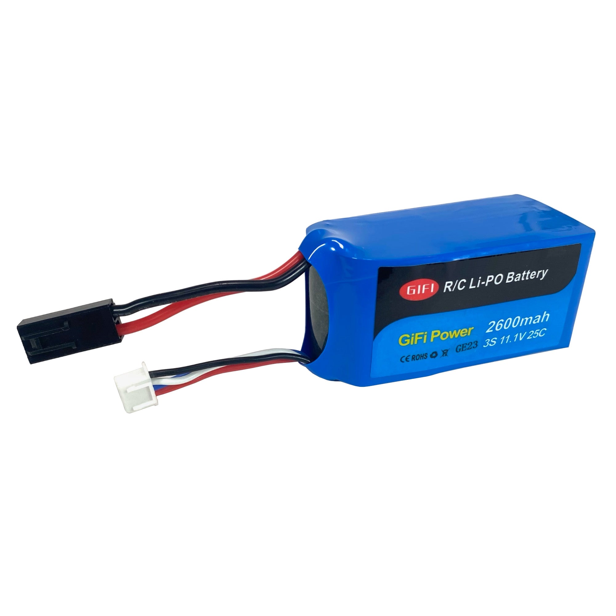 High Capacity 2600mAh 11.1V 20C LiPo Battery Replacement for Parrot AR.Drone 2.0 & 1.0 - Extended Flight Time for Aerial Photography and FPV Racing