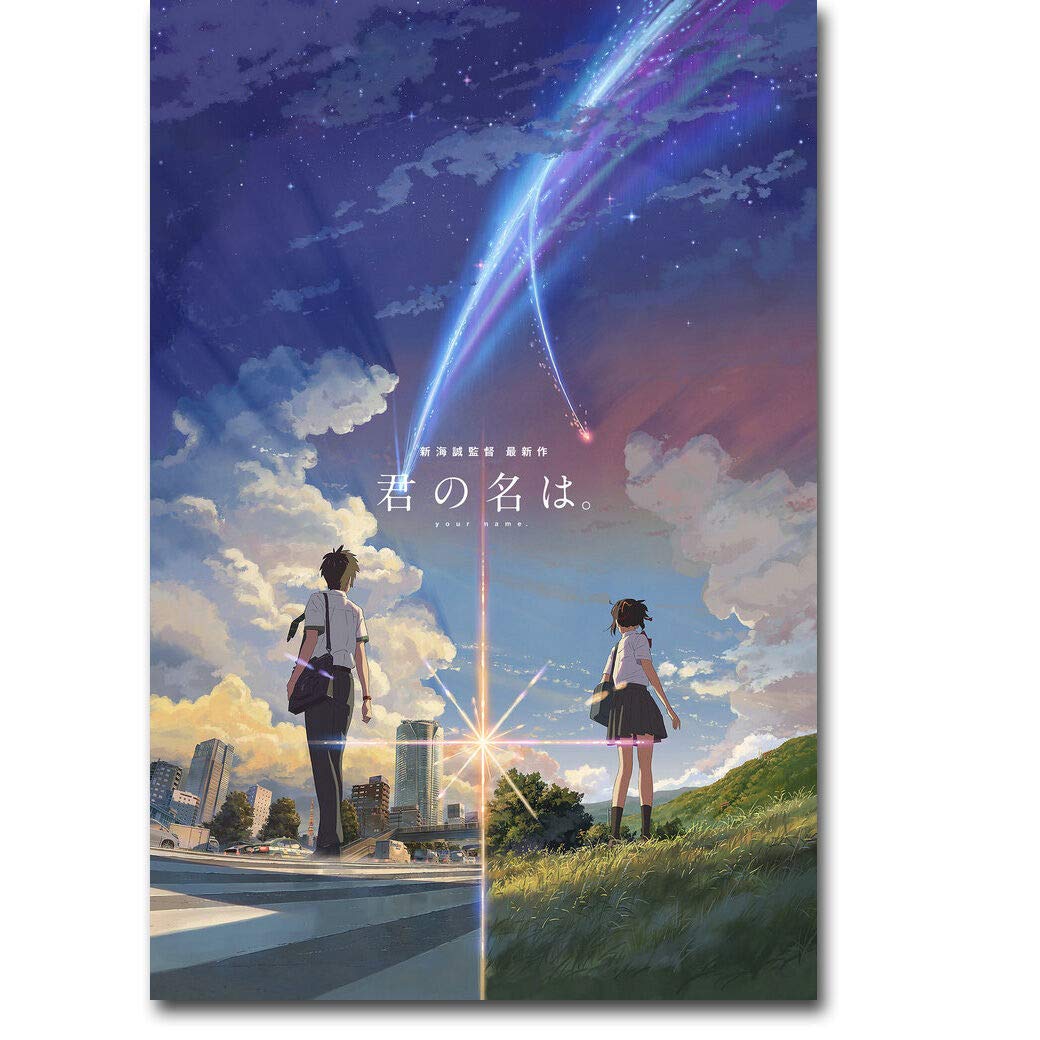 Your Name Anime Movie Art Poster - High Quality Print, No Frame (24 x 36 inches) - Perfect for Bedroom, Living Room & Anime Fan Gifts