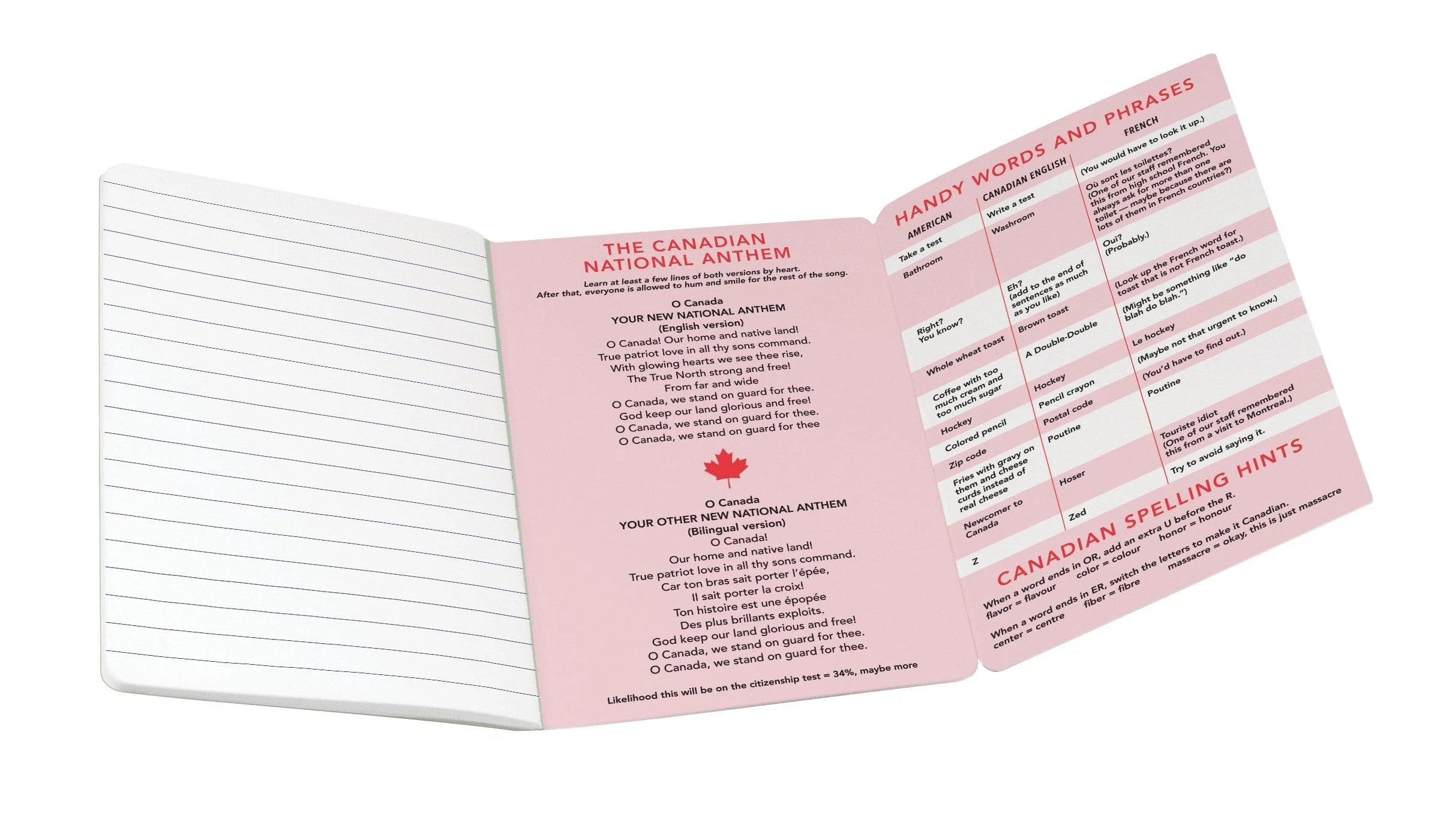 Canada Passport Notebook - Travel Journal & Document Holder for International Trips, Perfect for Vacation Planning & Adventure Logging
