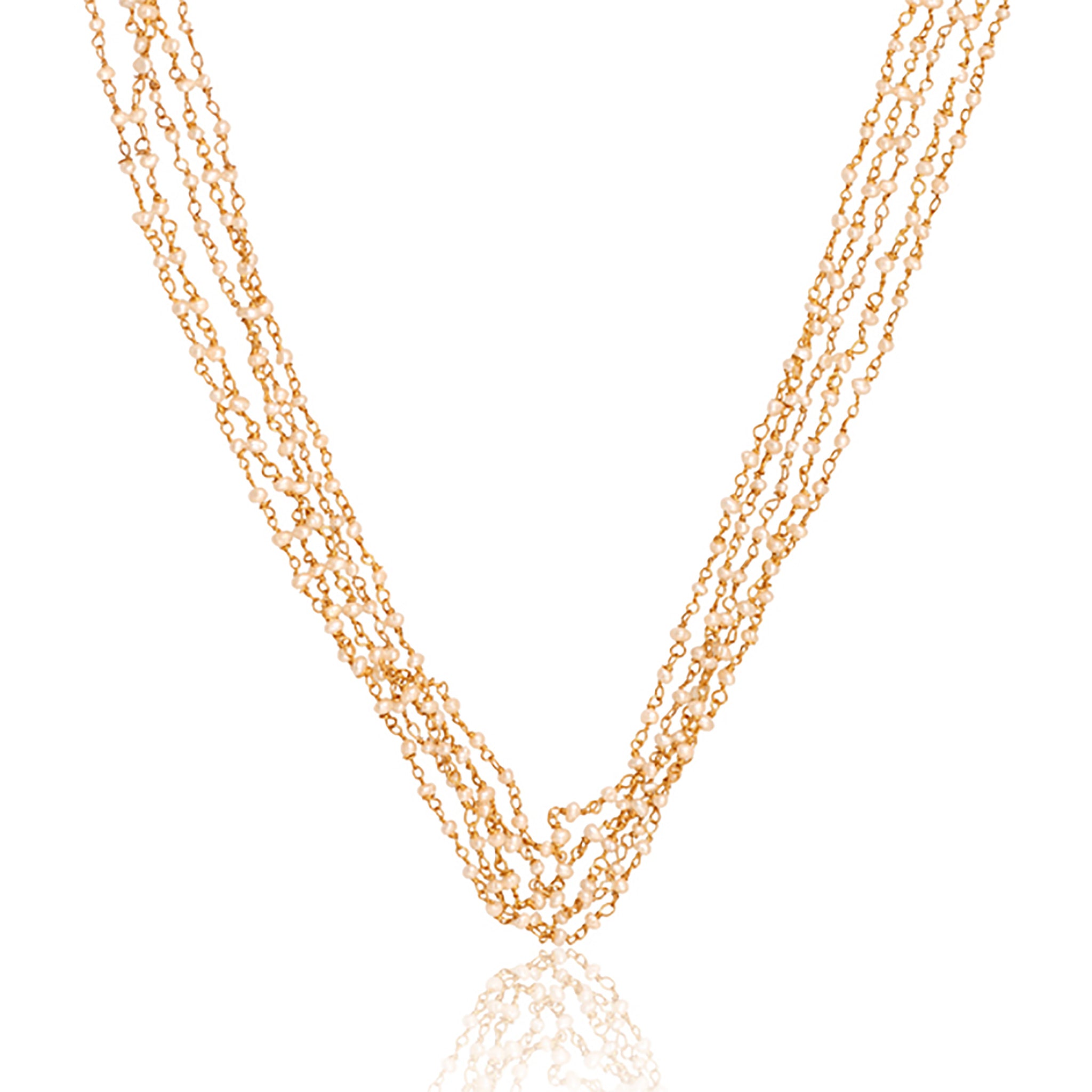 Stay Golden Pearl Necklace - Elegant & Timeless Jewelry for Women | Perfect for Weddings, Parties & Everyday Wear