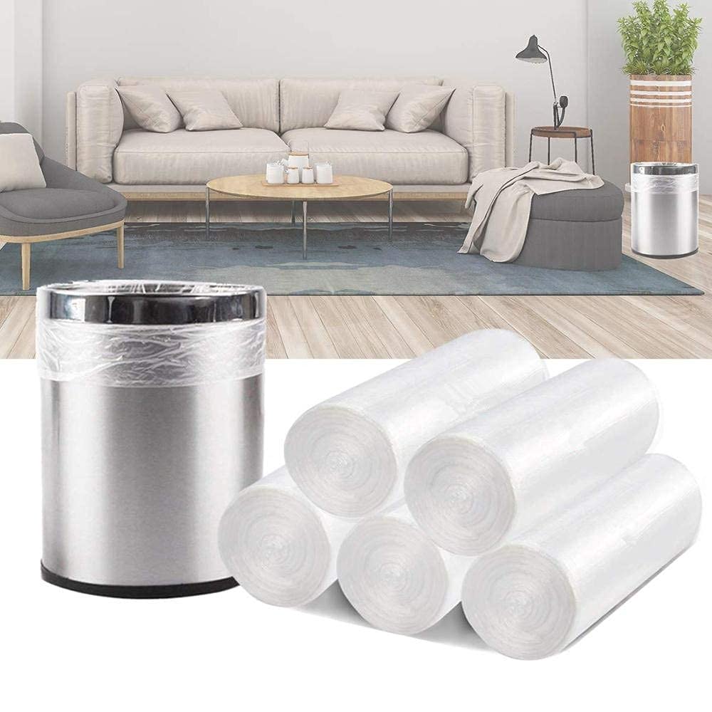 4 Gallon Small Trash Bags - 125 Count | Magesh Strong Wastebasket Liners for Bathroom, Bedroom & Office | Durable Garbage Bags for Kitchen, RV & Small Trash Cans | Perfect for Daily Use & Travel