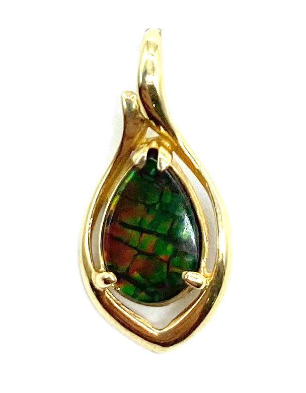 14K Yellow Gold Opal Pendant Necklace for Women - Elegant Birthstone Jewelry Gift for Birthday, Anniversary & Special Occasions