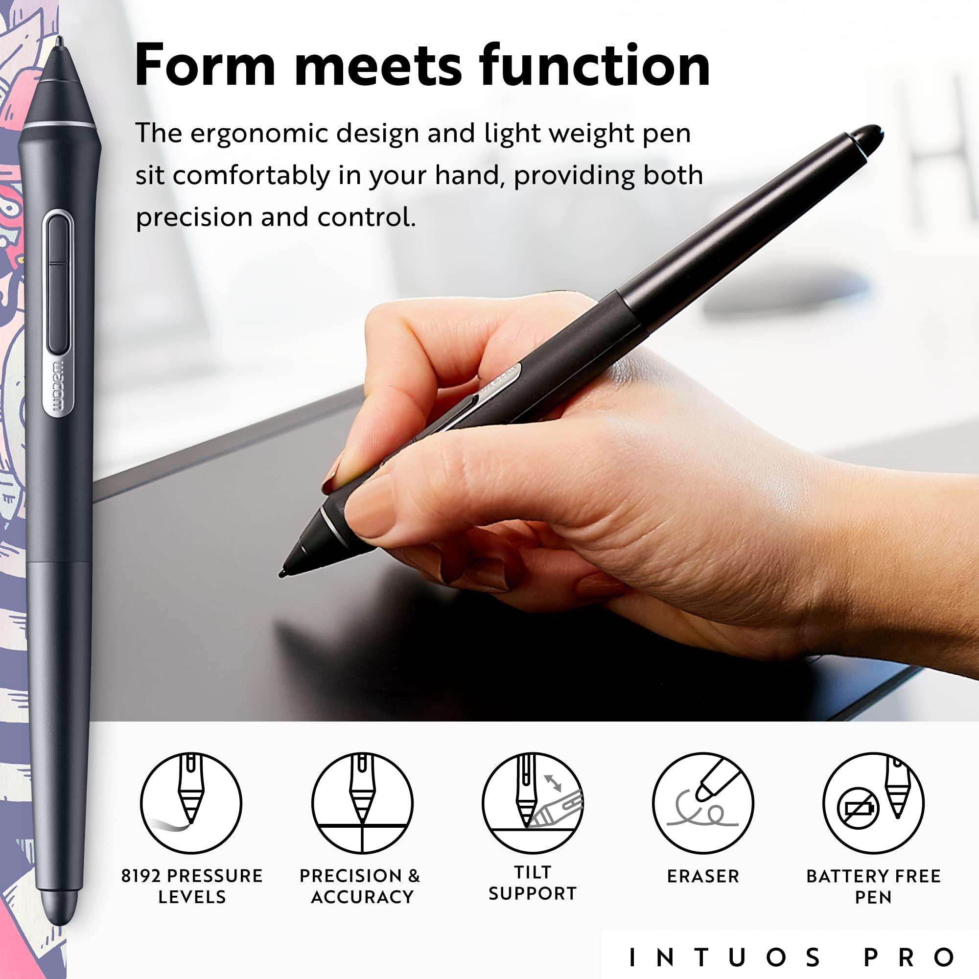 Wacom Intuos Pro Small Drawing Tablet 10.6