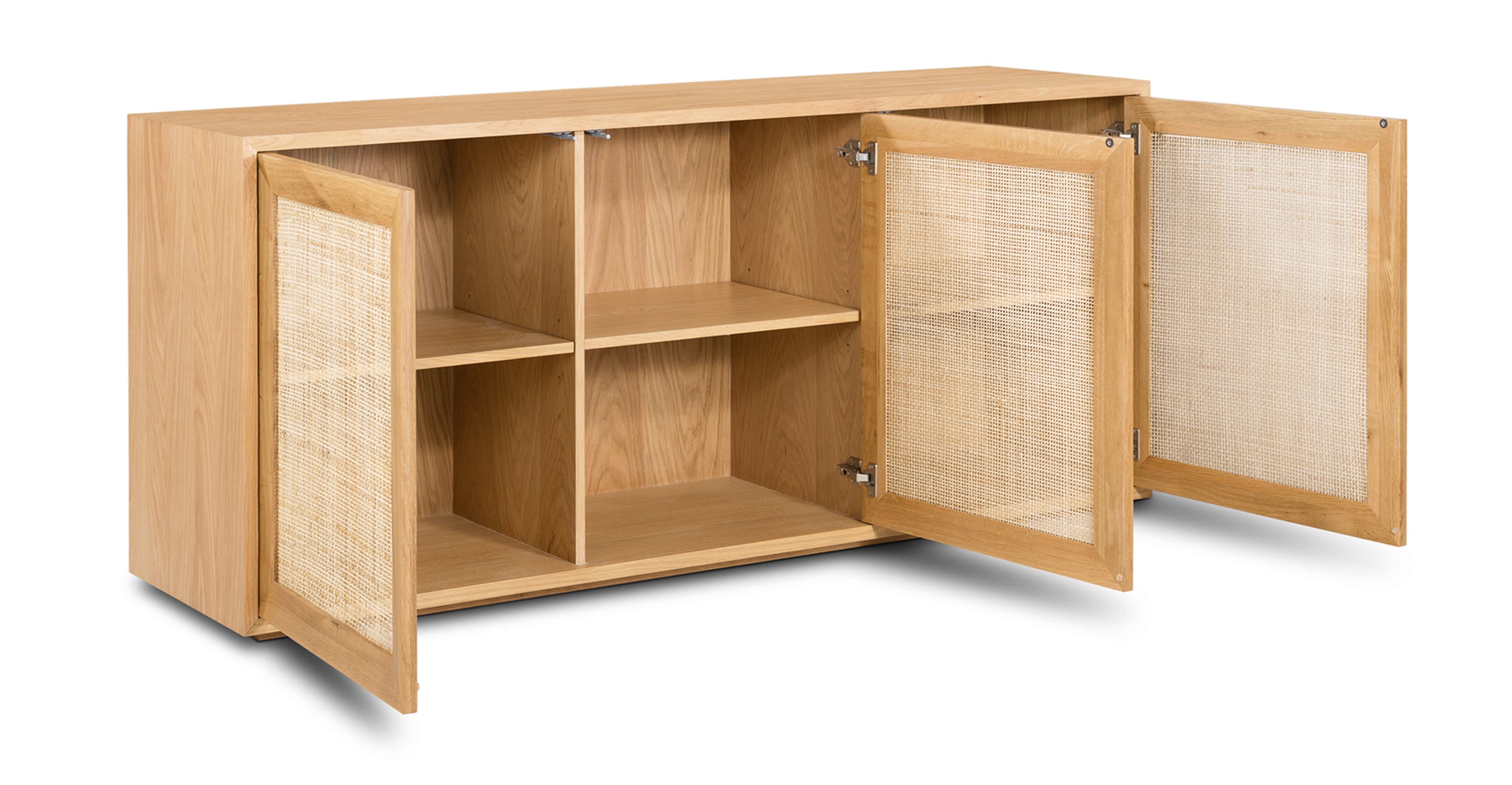 Tate 76 Sideboard - Modern Buffet Cabinet with 3 Drawers & 2 Doors for Dining Room Storage | Perfect for Home Decor, Living Room & Entryway Organization
