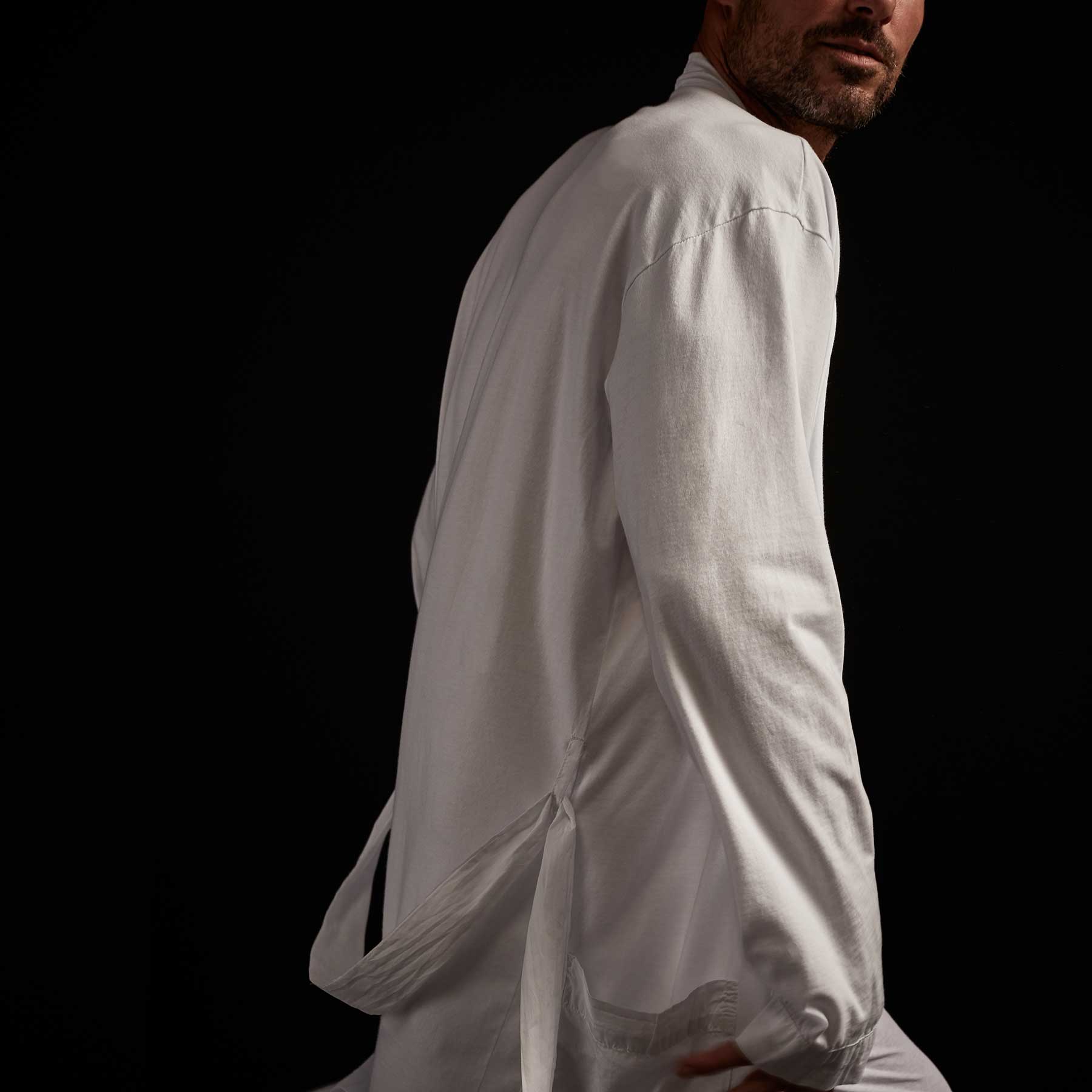 Soft & Cozy Sueded Jersey Robe for Women - Luxurious White Bathrobe - Perfect for Spa, Lounging & Relaxation at Home