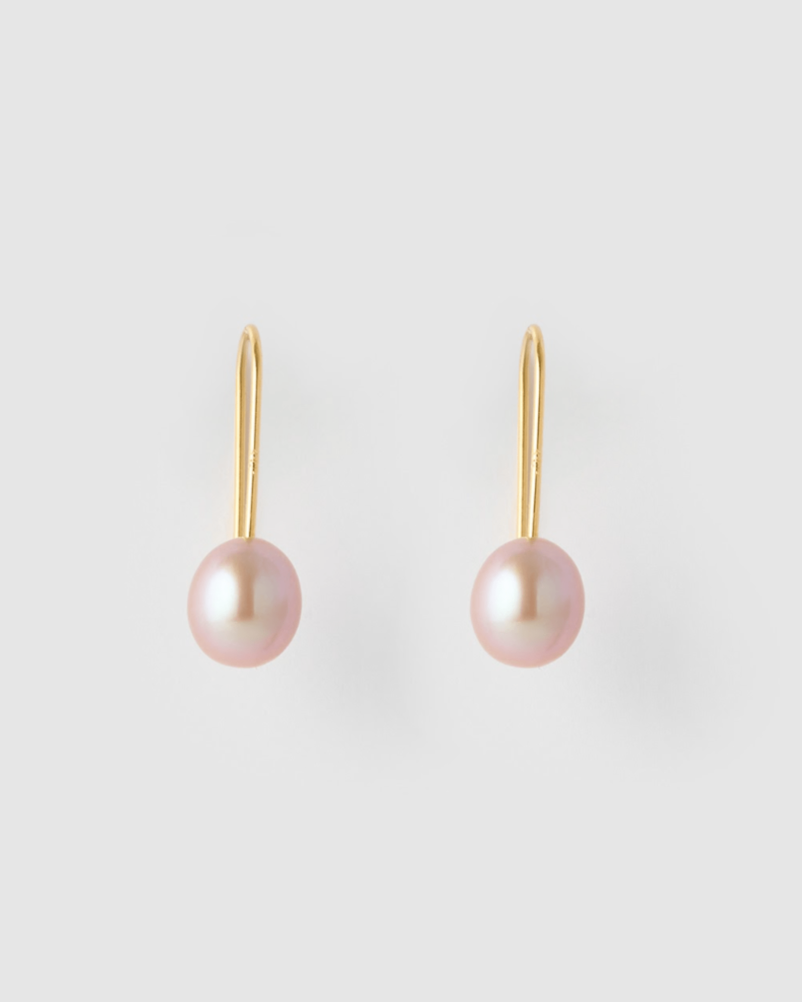 Izoa Daphne Earrings - Purple Pearl Dangle Earrings for Women, Elegant Handmade Jewelry Gift for Birthday, Wedding, Party & Special Occasions