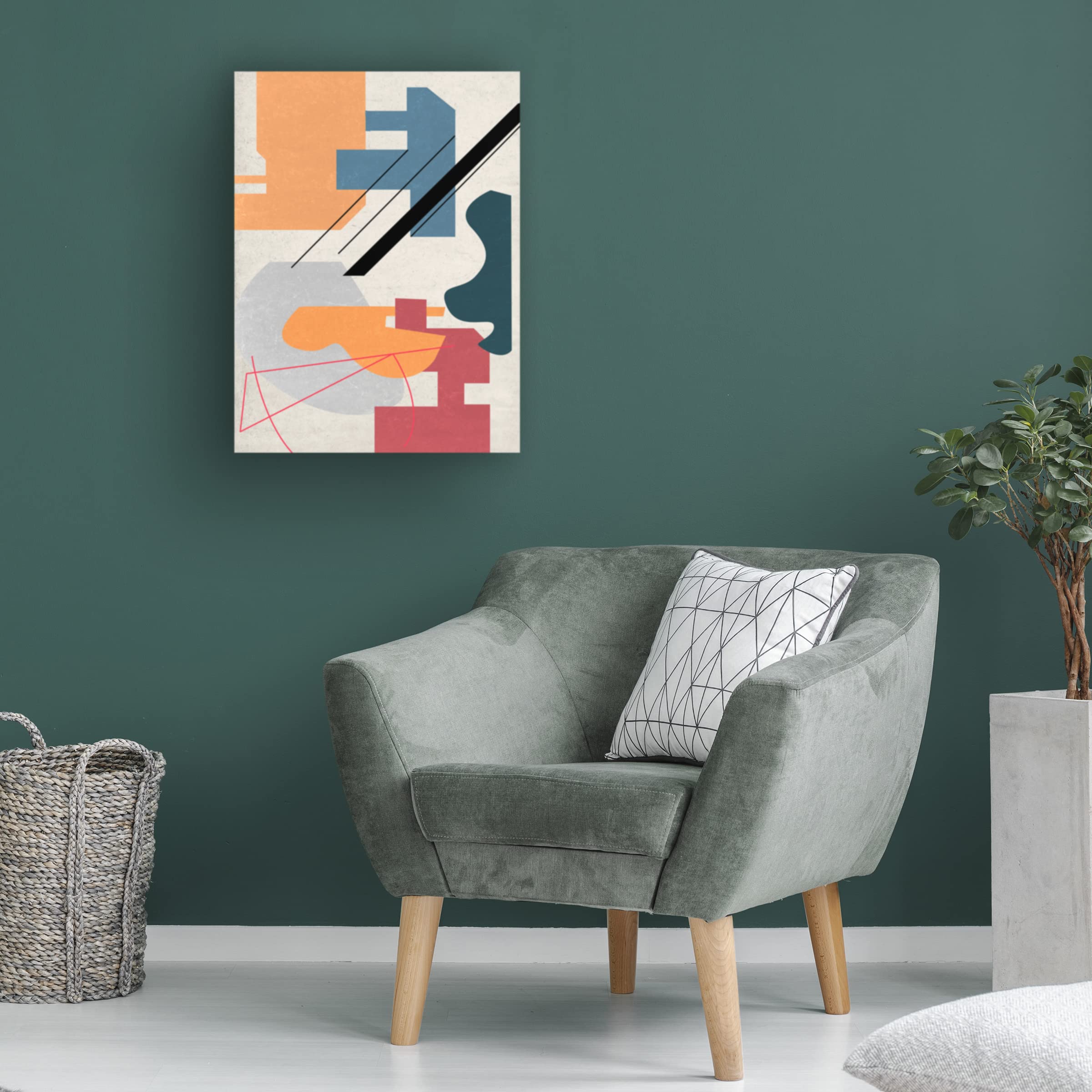 Trademark Fine Art 'Celestial Planets IV' Canvas Wall Art by Melissa Wang - Modern Space-Themed Home Decor for Living Room & Bedroom