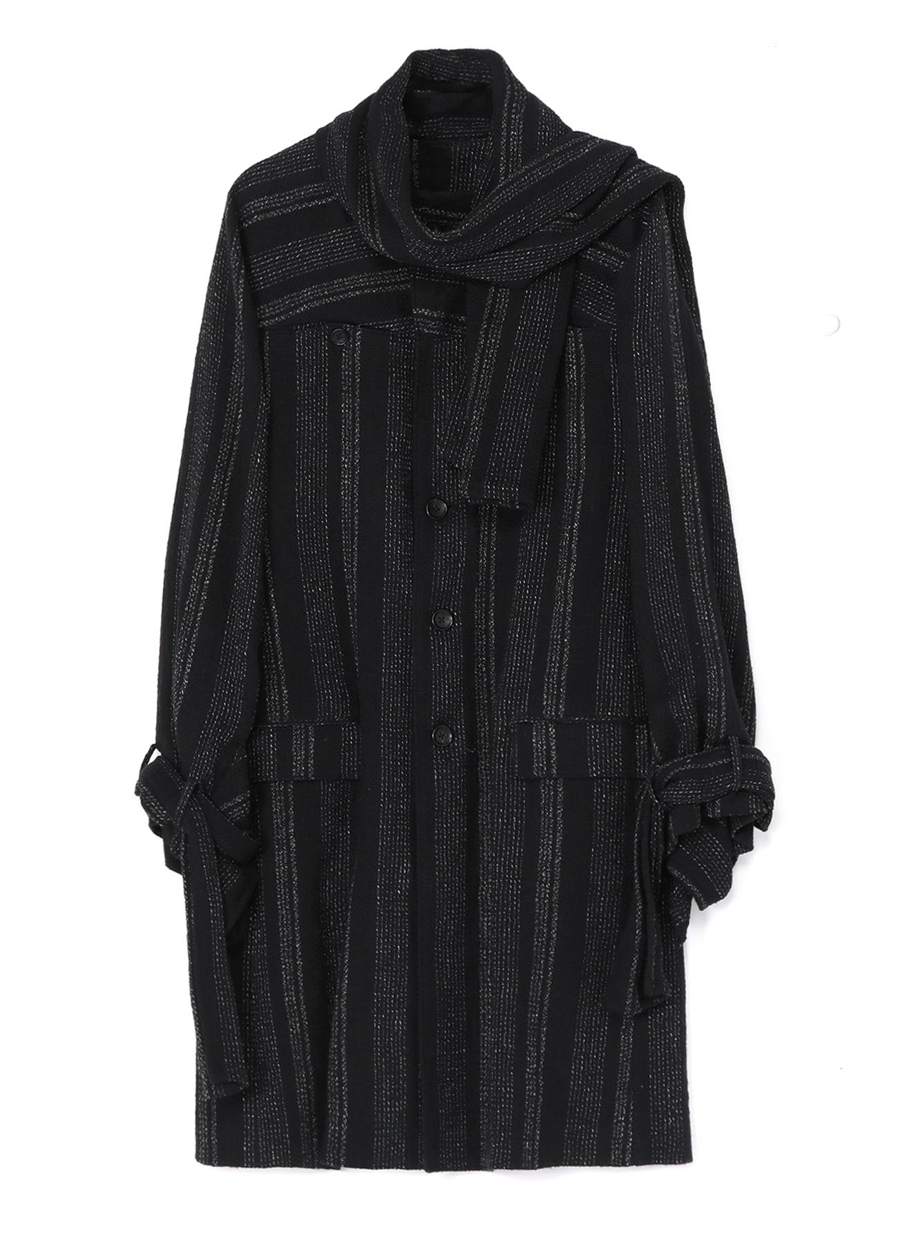 C/L S.T A K JA Women's Winter Coat with Detachable Stole - Warm Elegant Outerwear for Office, Parties & Special Occasions