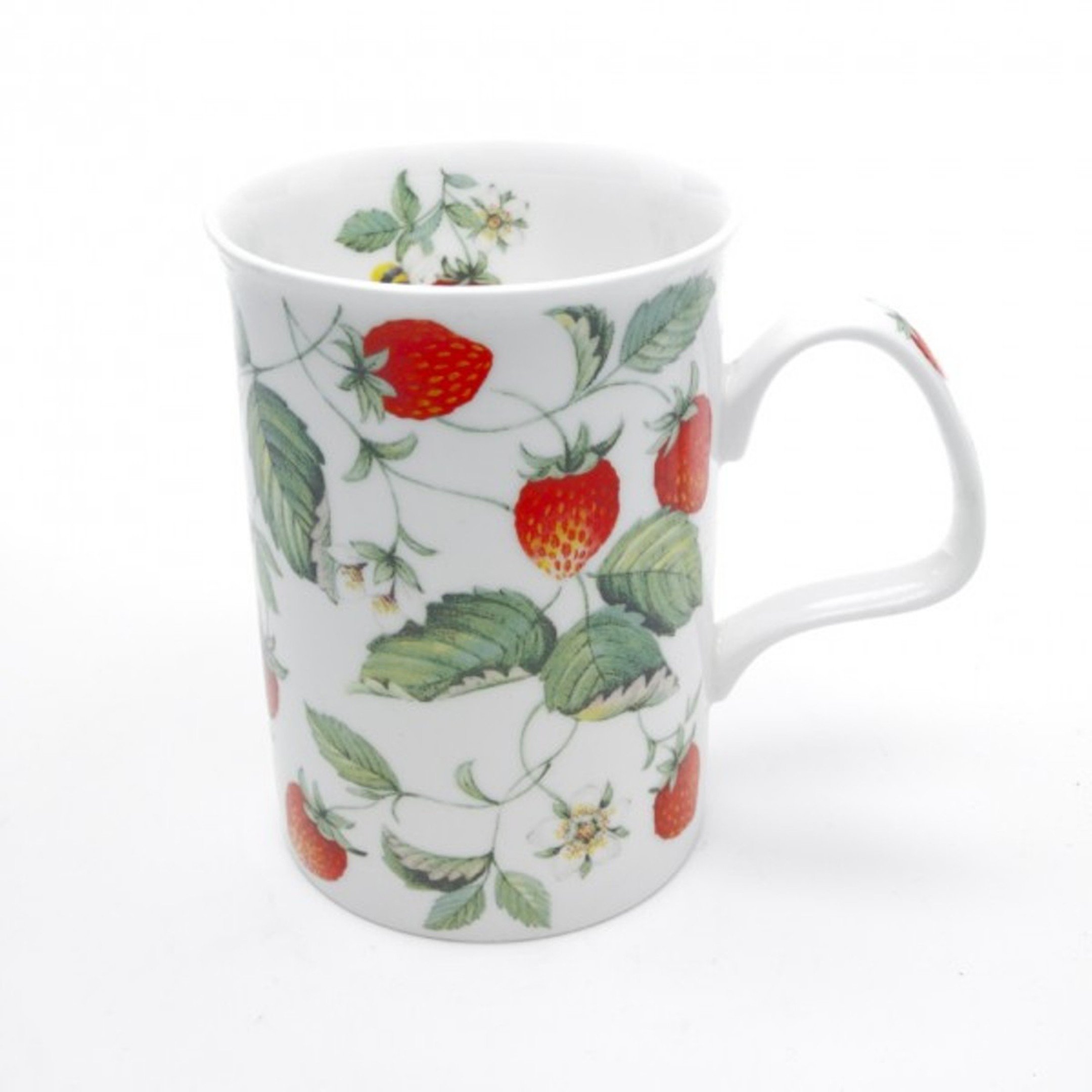 6-Piece Roy Kirkham Lancaster Mug Set - English Bone China Tea Cups with Floral Design - Perfect for Afternoon Tea, Gifts & Home Decor