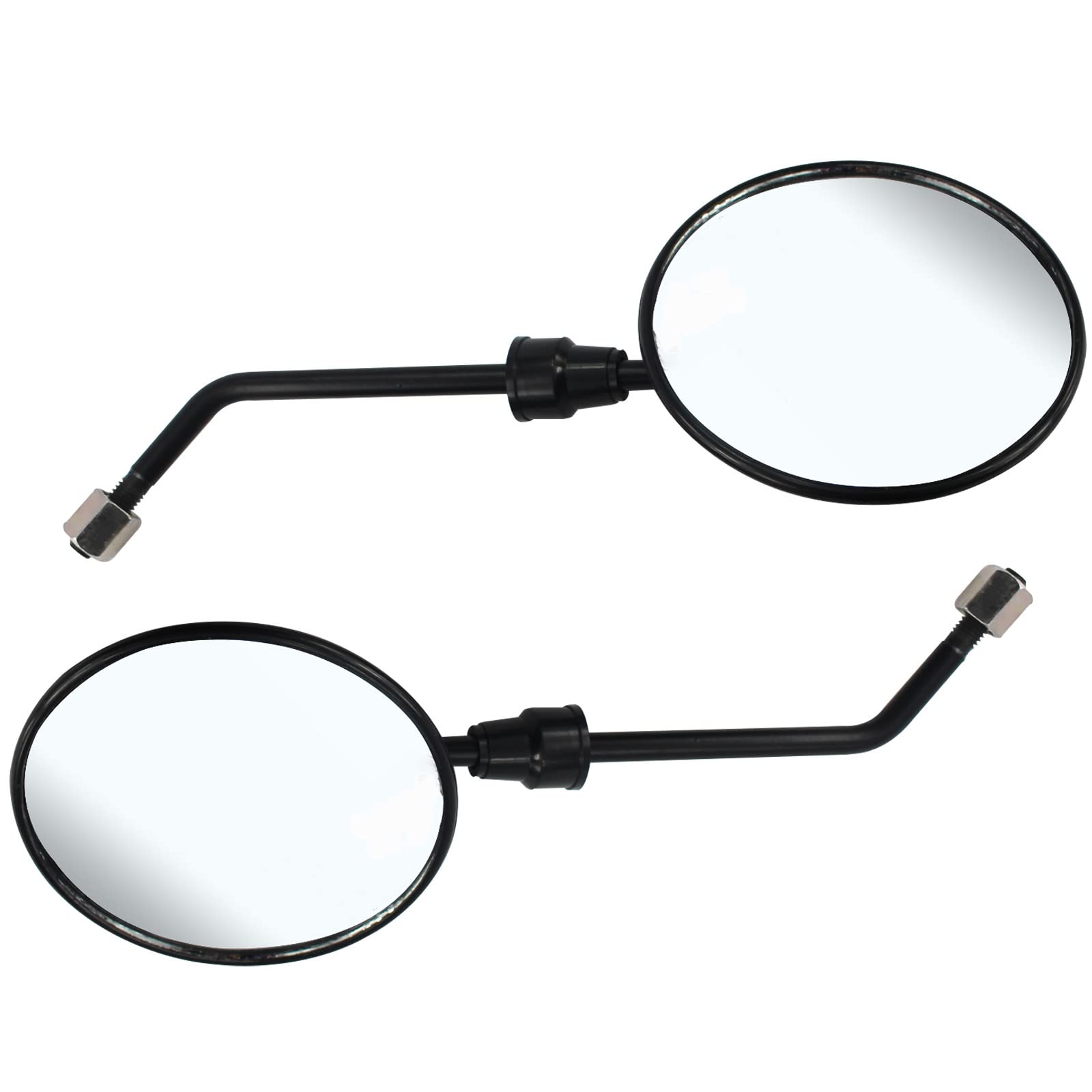 PRO BAT 8mm GY6 Scooter Rearview Mirrors - 360° Adjustable Motorcycle Mirrors for Moped, ATV, Quad & 4-Wheelers - Compatible with GY6 50cc 150cc 250cc Engines - Perfect for Urban Commuting & Off-Road Adventures