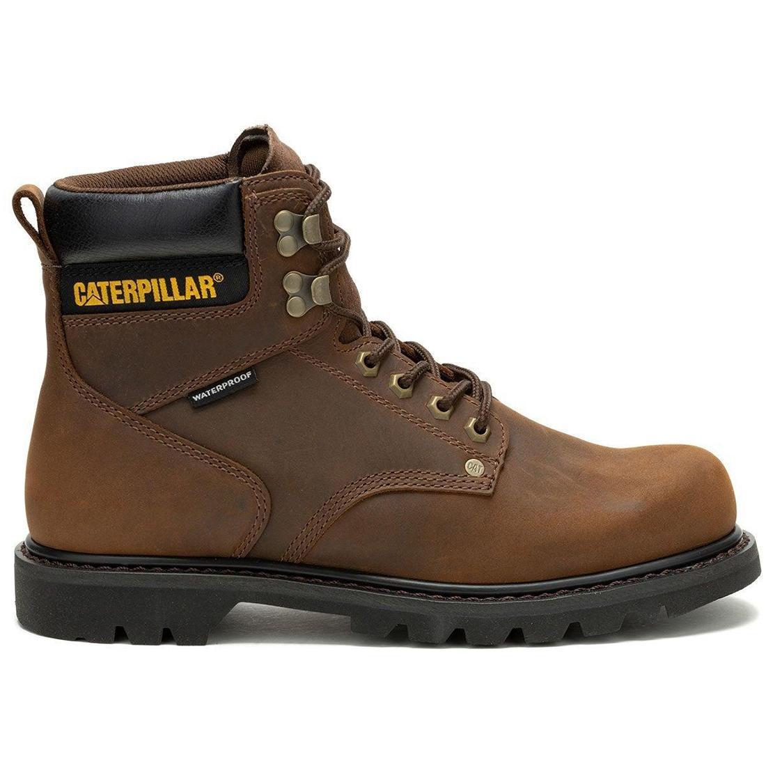 Waterproof Soft Toe Work Boots for Men - Dark Brown Safety Shoes for Construction, Hiking & Outdoor Work