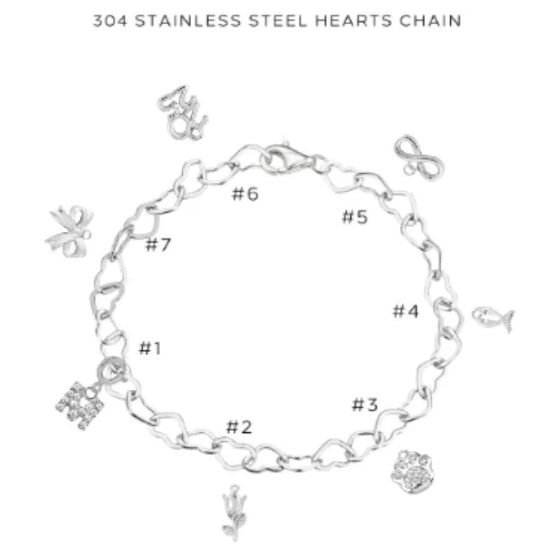 Stylish Charm Bracelet with Assorted Charms - Perfect Gift for Women & Girls | Elegant Jewelry for Everyday Wear & Special Occasions