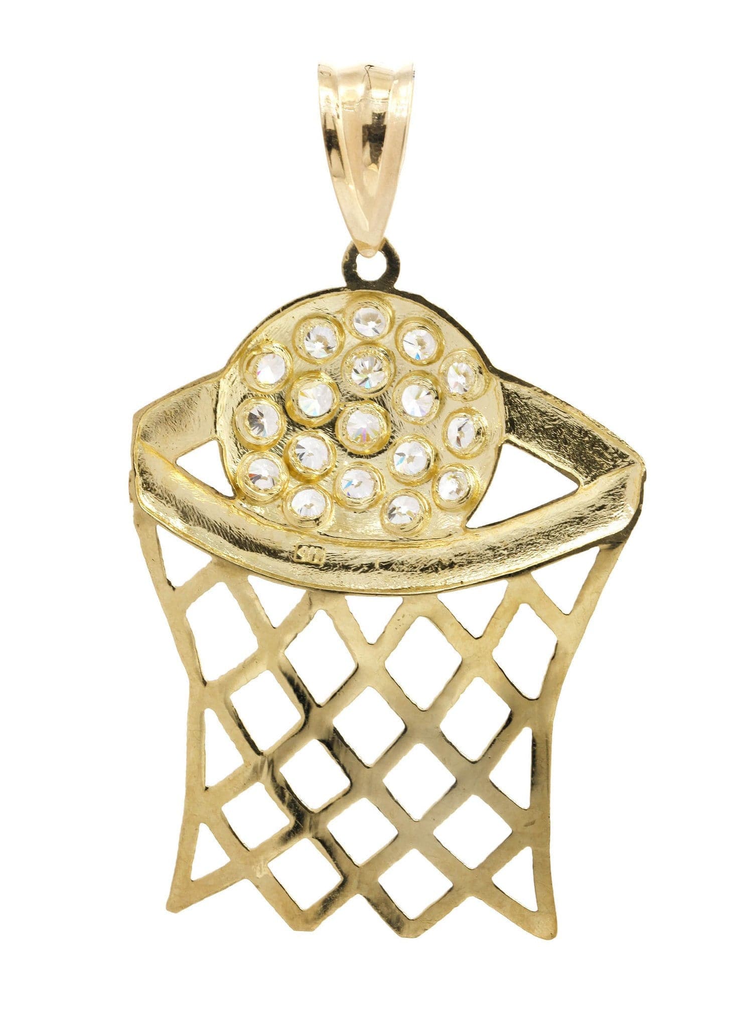 10K Gold Basketball Pendant - 11.9 Grams Solid Gold Jewelry for Men - Perfect Gift for Basketball Fans & Sports Enthusiasts