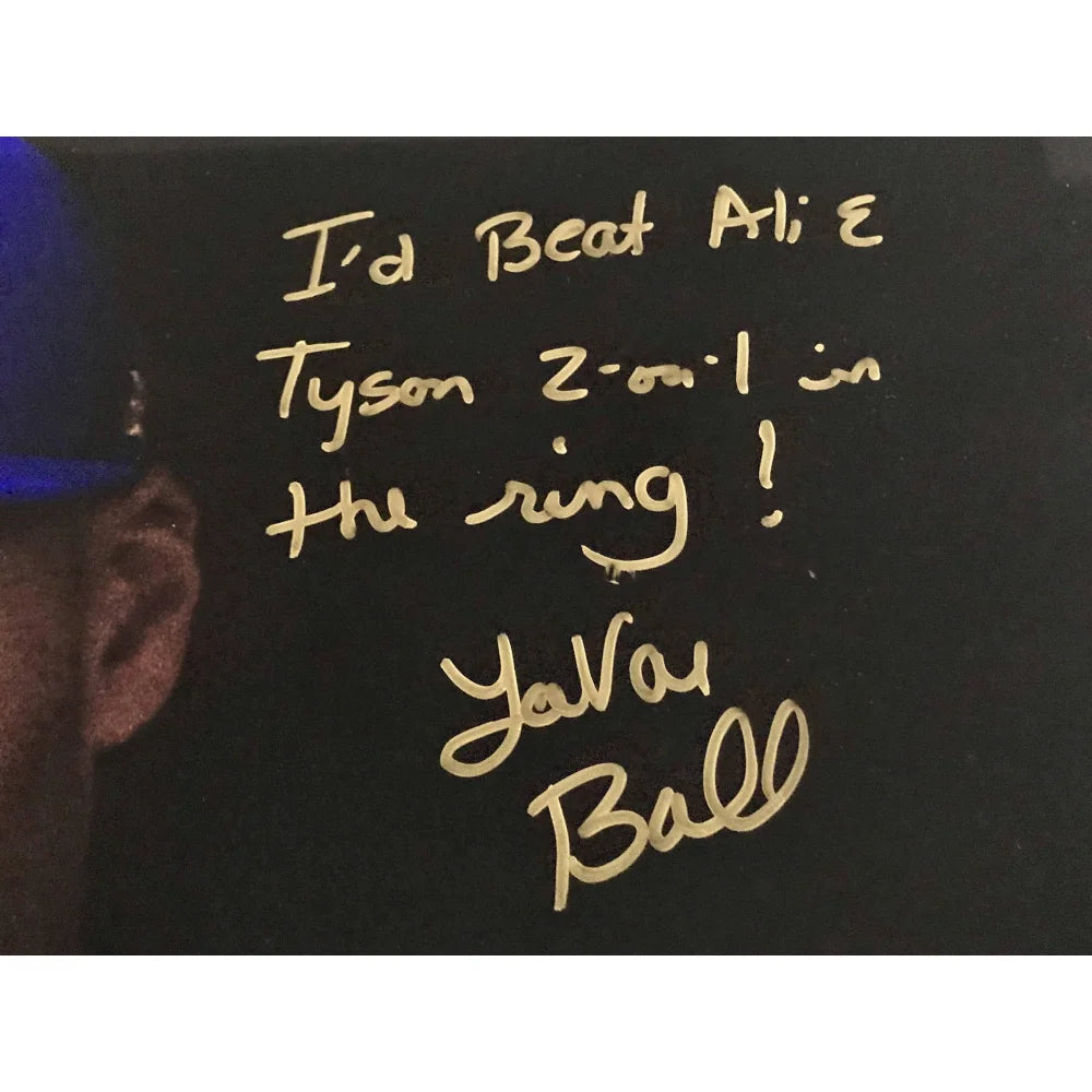 Lavar Ball Hand Signed 16x20 Photo with Inscription #D/65 COA Autograph - Authentic Collectible Basketball Memorabilia for Fans & Sports Enthusiasts