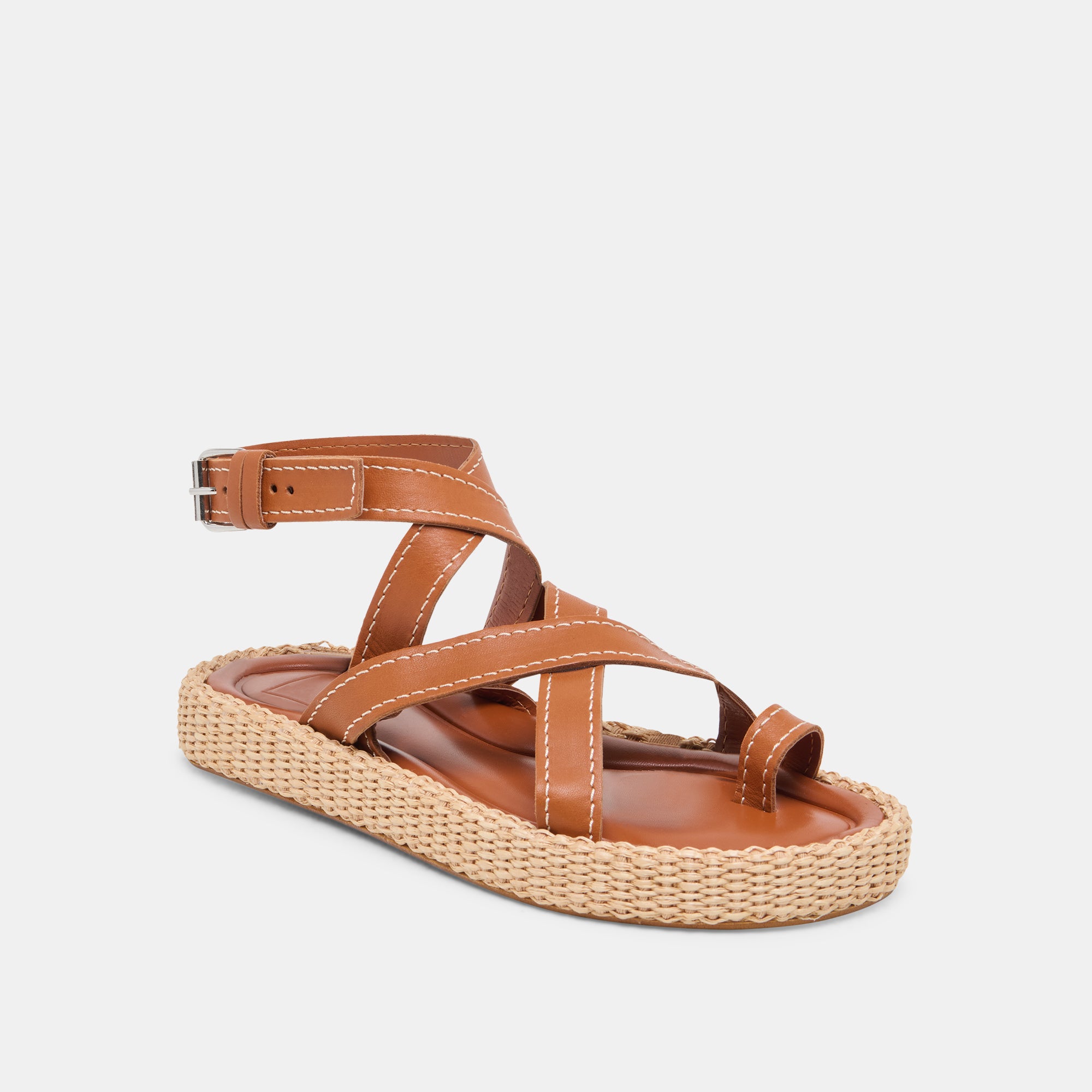 ROXIE Brown Leather Sandals for Women - Comfortable & Stylish Summer Footwear for Beach, Walking & Casual Outfits
