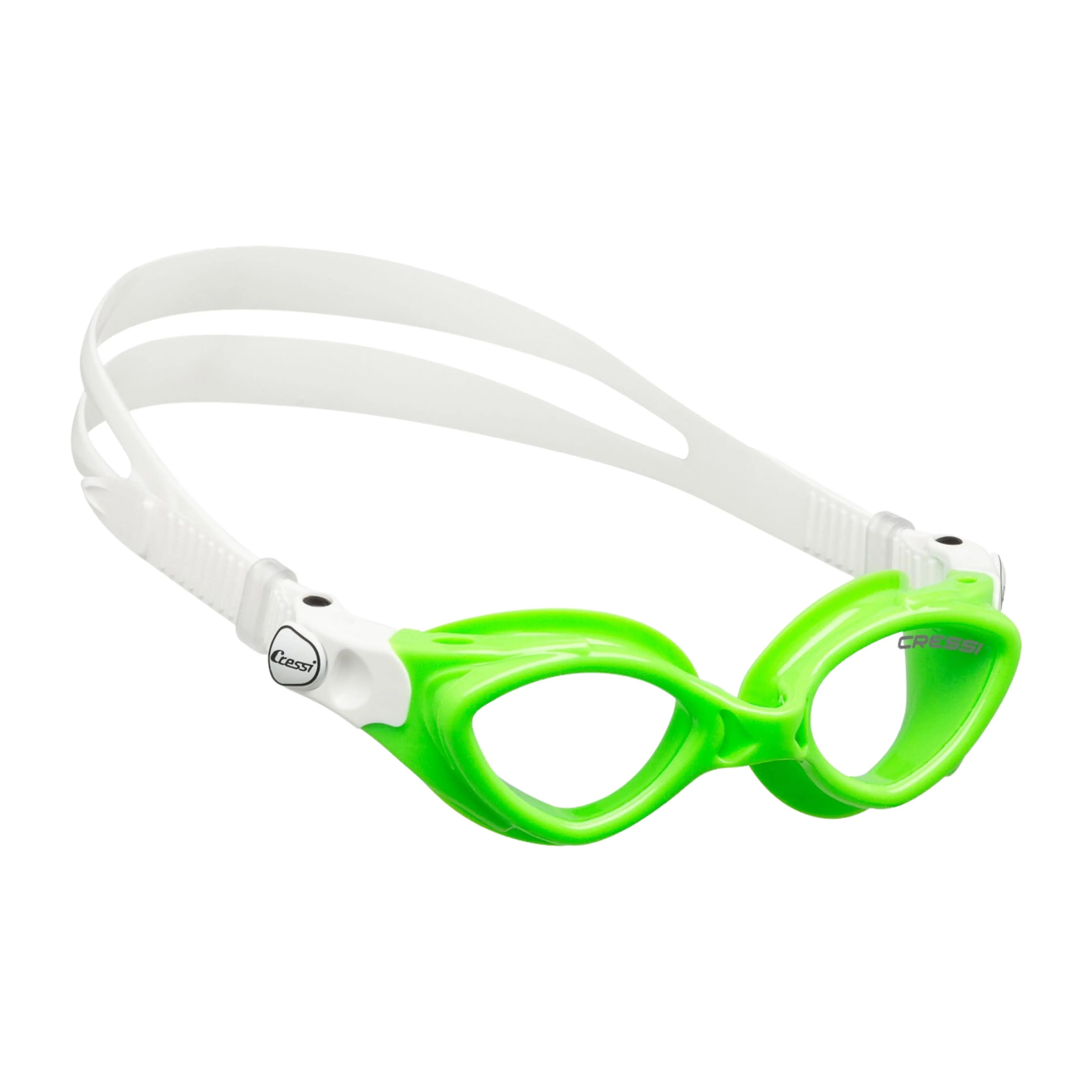 CRAB KID Cressi Swim Goggles for Toddlers 2-7 Years Old | Anti-Fog UV Protection Kids Swimming Goggles | Perfect for Pool, Beach & Swimming Lessons