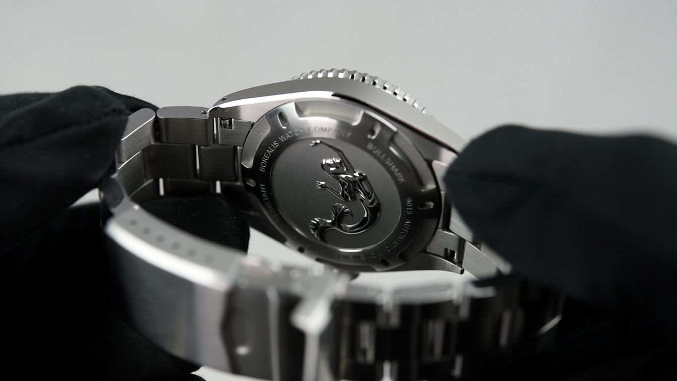 Pre-Owned Borealis Bull Shark V2 White BBSV2BE Dive Watch - Perfect for Scuba Diving, Water Sports & Luxury Watch Collectors