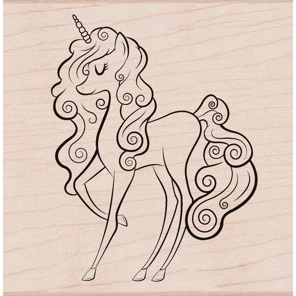 Hero Arts F6231 Unicorn Wood Stamp Set for Card Making, Scrapbooking & DIY Crafts – Perfect for Birthday Cards, Invitations & Handmade Gifts