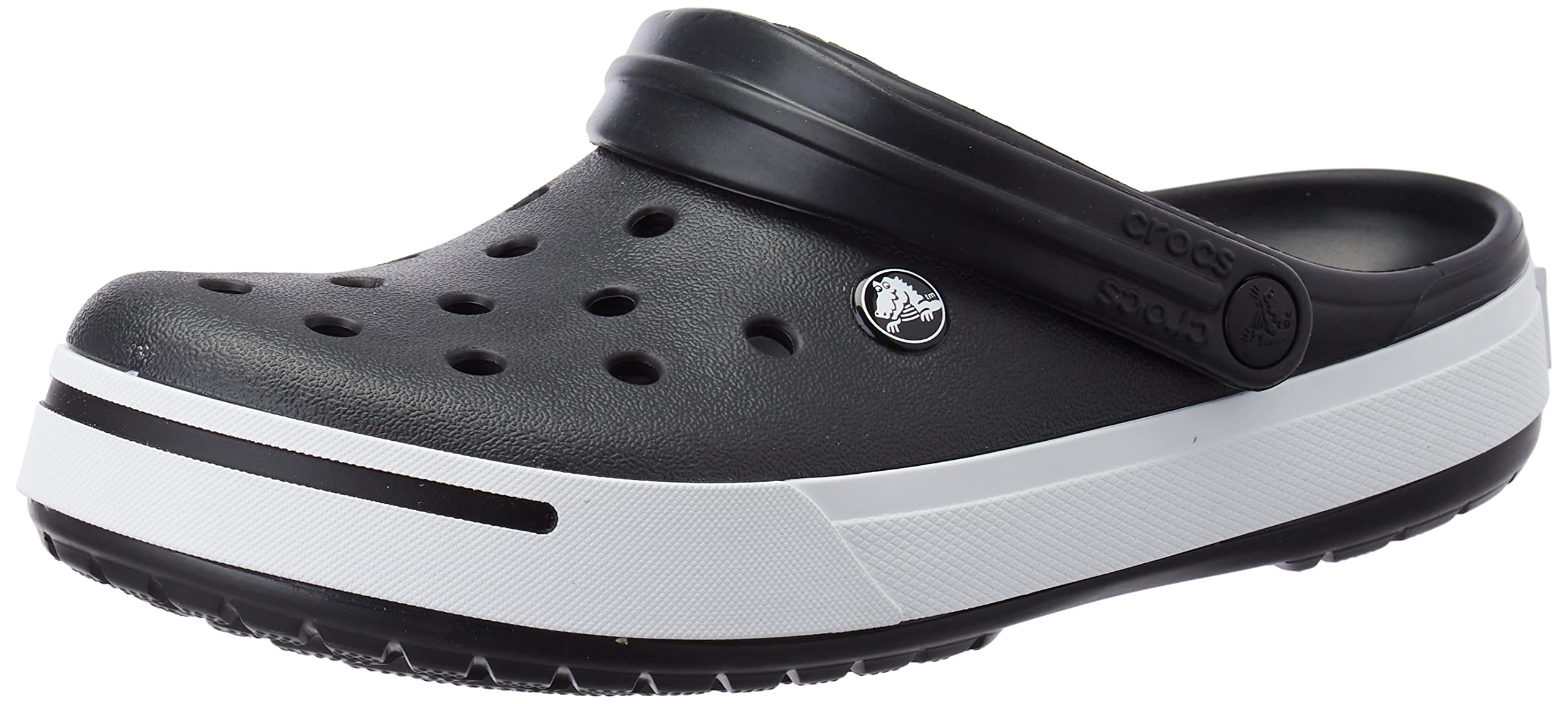 Crocs Kids' Crocband Chevron Beaded Clog - Comfortable & Stylish Water Shoes for Boys & Girls - Perfect for Beach, Pool, and Outdoor Play