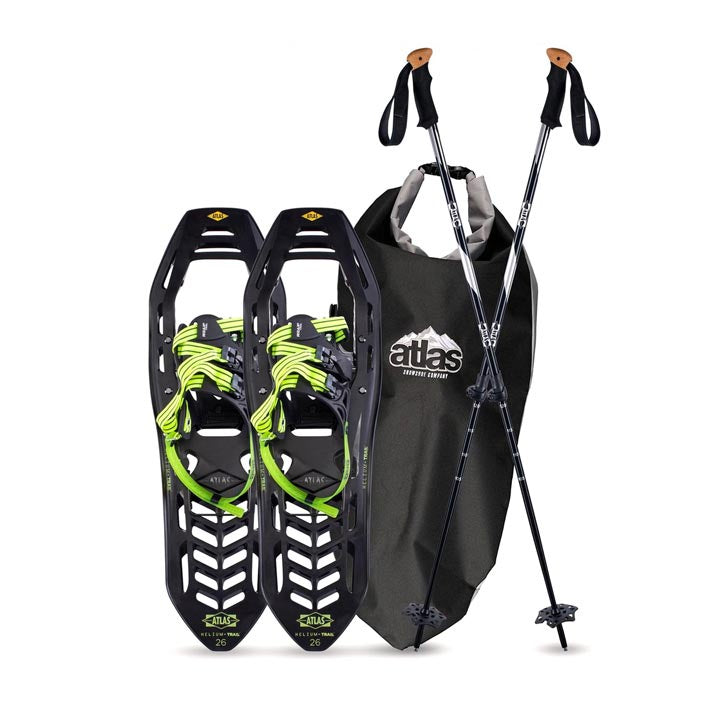 Atlas 2021 Helium Trail 23 Women's Snowshoes Kit - Lightweight Winter Hiking Gear for Backcountry Adventures & Snowy Trails