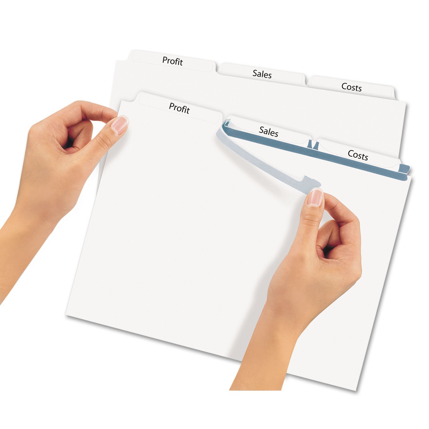 Avery Index Maker Clear Label Unpunched Divider - AVE11442 | Organize Files & Documents for Office, School, and Home Use