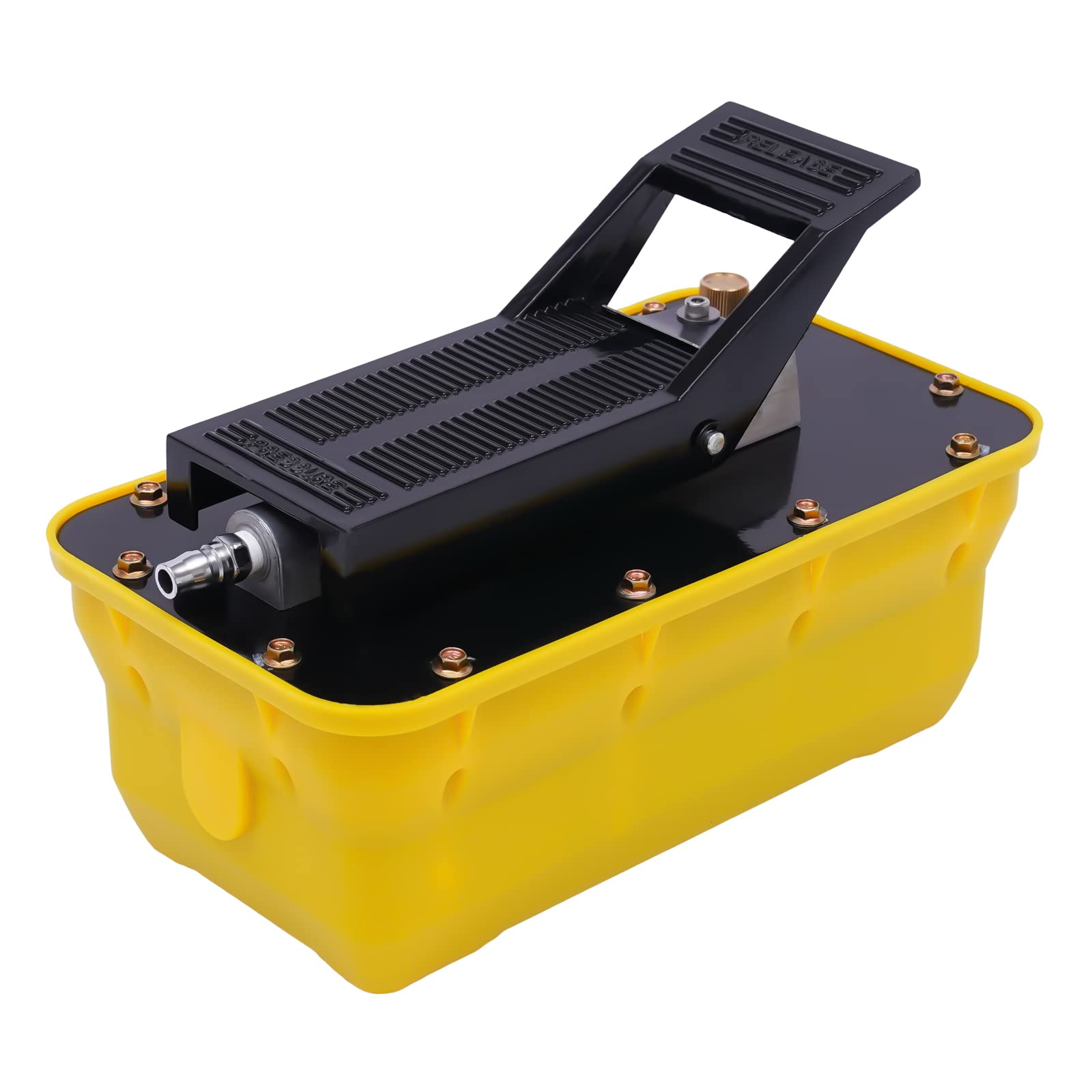 Eapmic 10,000PSI Hydraulic Tire Bead Breaker Tool Kit with Foot Pump & Air Hose - Heavy Duty Portable Bead Breaker for Car, Truck, Tractor, ATV, Mower - Perfect for Tire Repair Shops & Mobile Mechanics