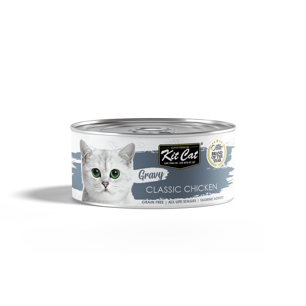Premium Grain-Free Chicken Flavor Wet Cat Food - Nourishing Formula, Easy to Digest, Irresistibly Tasty - Perfect for Mealtime, Treats & Picky Eaters