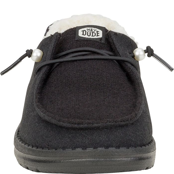 Hey Dude Wendy Brushed Women's Slip-On Loafers - Comfortable & Lightweight Casual Shoes for Walking, Travel & Everyday Wear