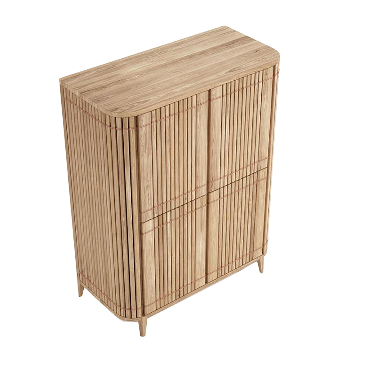 Koppar 4-Door Cupboard - Stylish Storage Cabinet for Kitchen, Living Room & Bedroom Organization