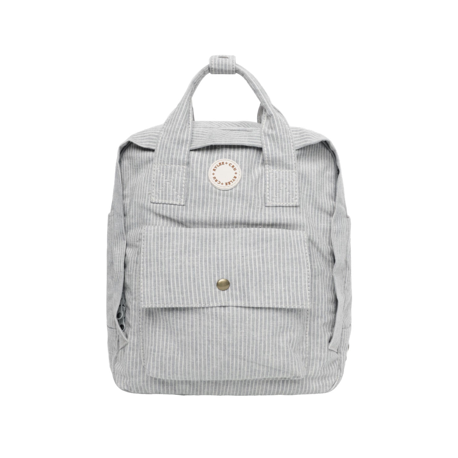 Mini Backpack for Women & Men - Blue Micro Stripe Lightweight Travel Daypack - Perfect for Hiking, School, Work & Daily Use