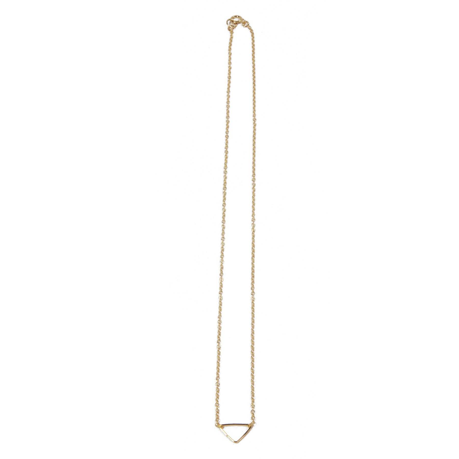 Elegant Triangle Pendant Necklace for Women - Minimalist Geometric Jewelry Gift for Her - Perfect for Everyday Wear, Date Nights & Special Occasions