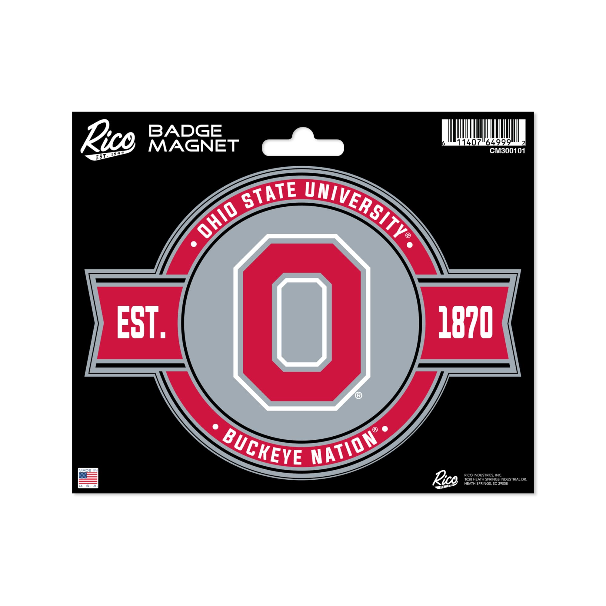 NCAA Standard Badge Magnet for Car & Refrigerator - Officially Licensed College Team Fan Accessories - Perfect for Game Day, Tailgating & Home Decor