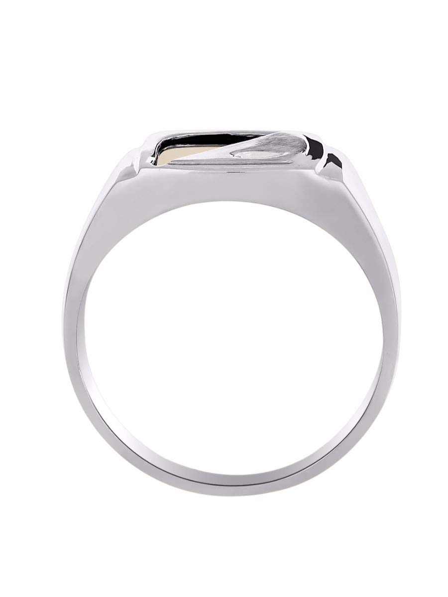 Stylish Rylos Men's Onyx Ring - Sterling Silver or Gold Plated with Diamonds | Size 8-13 | Perfect for Weddings, Gifts & Formal Occasions