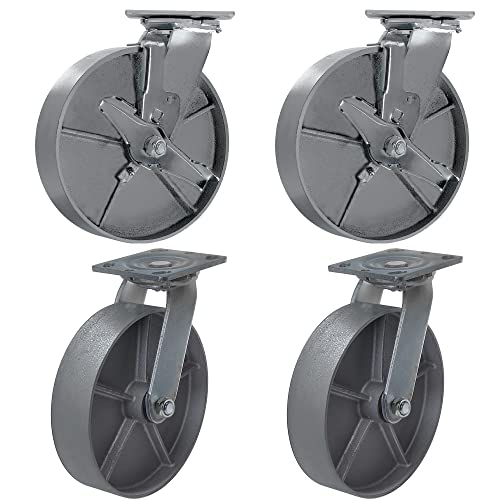 4 Swivel & 2 with Brake