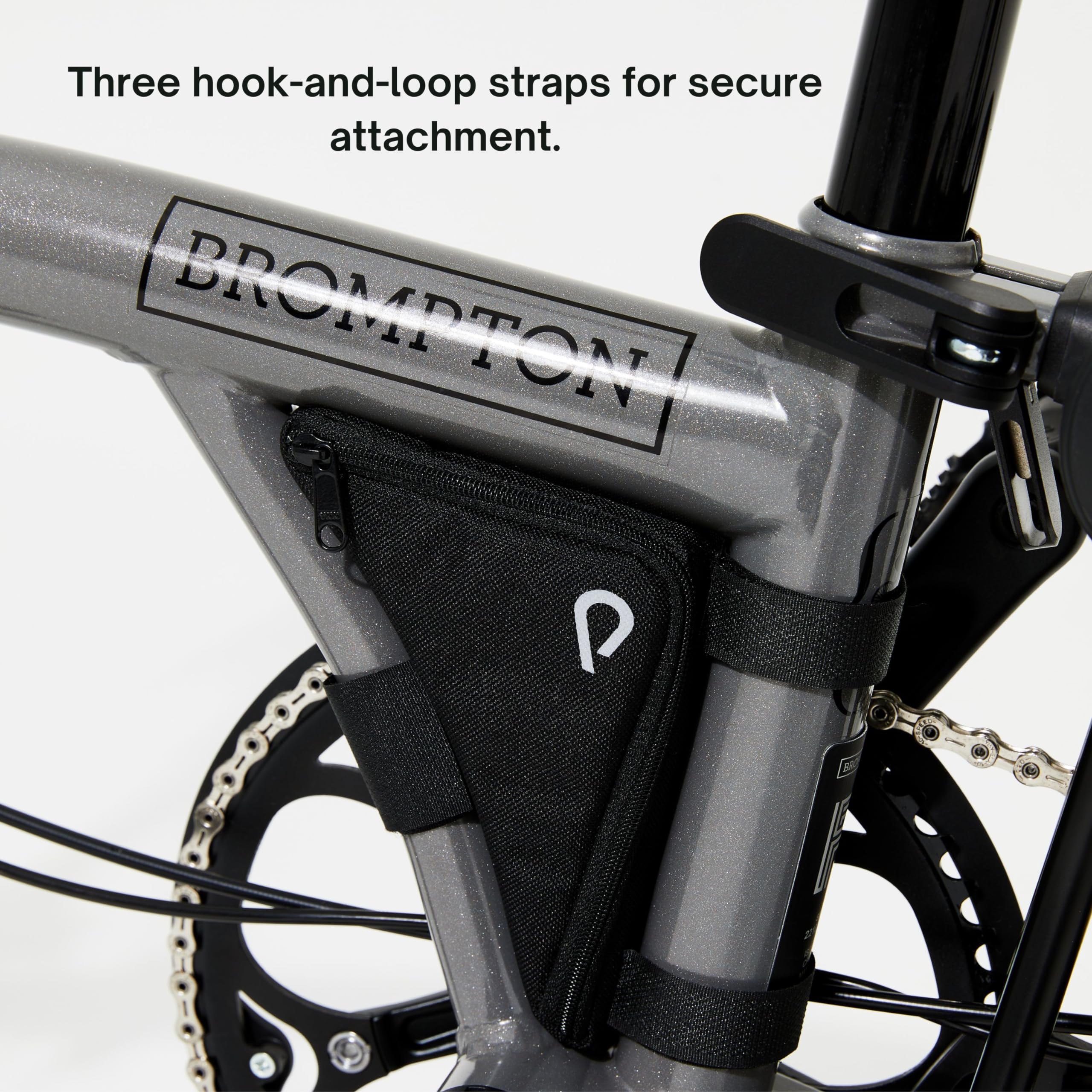 Vincita BOOMERANG BAG - Waterproof Bike Frame Bag for Brompton Bicycle - Durable Cycling Accessories for Commuting, Travel & Urban Riding