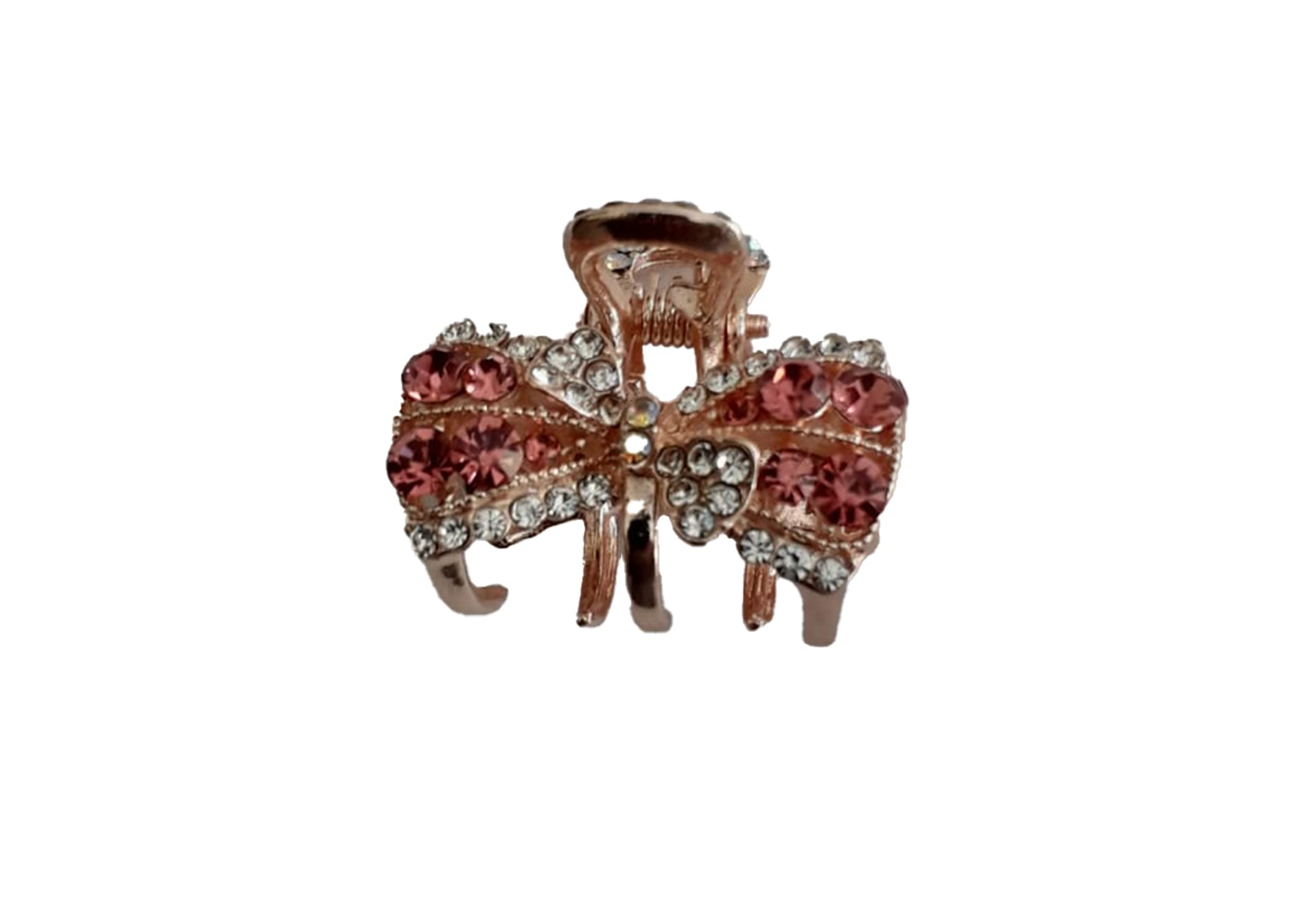 Golden Hair Clips for Women - Small Clutch Hair Accessories for Party & Wedding