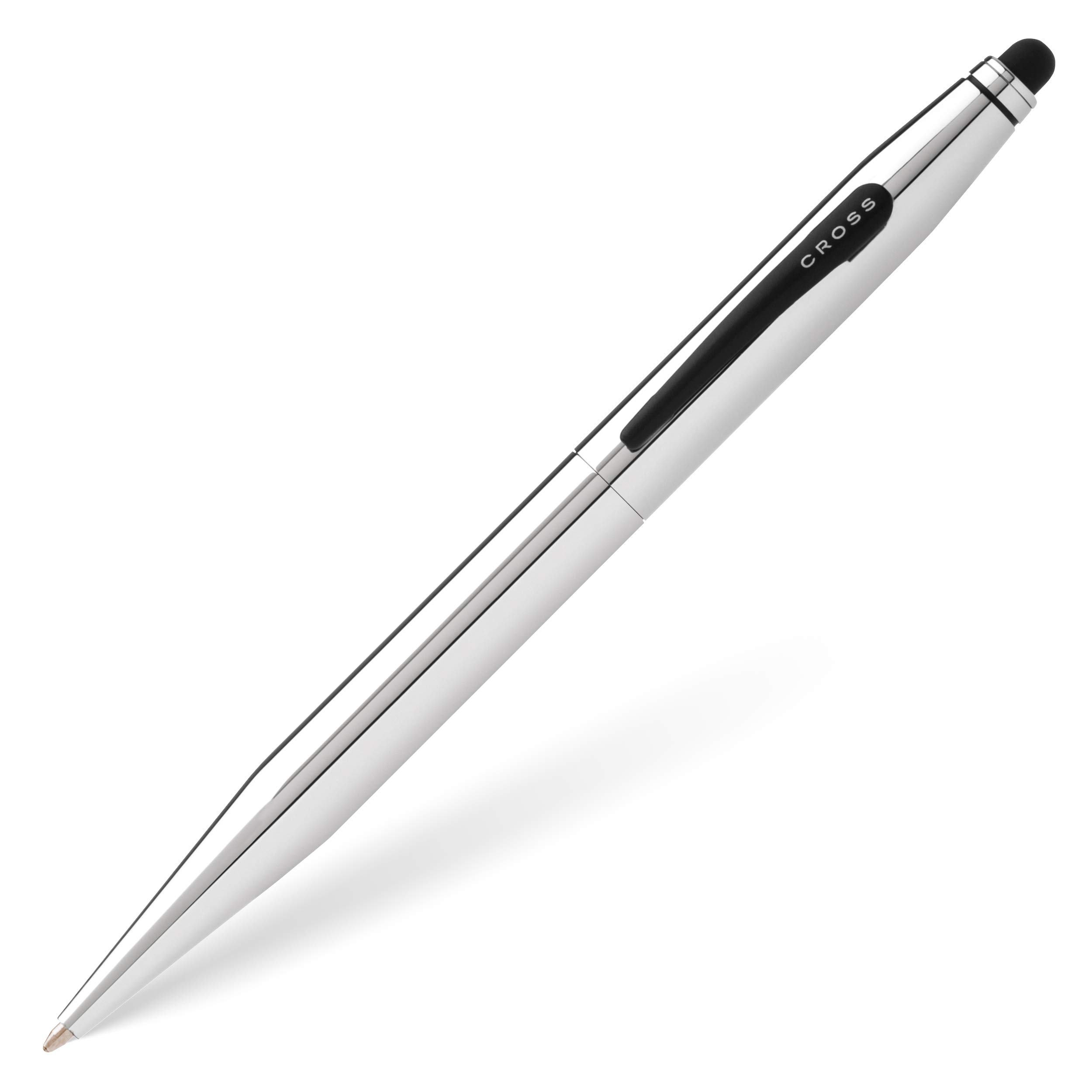 Cross Tech2 Chrome Dual-Function Pen with Stylus - Premium Touchscreen & Writing Pen for iPad, Tablets, Note Taking & Digital Signatures