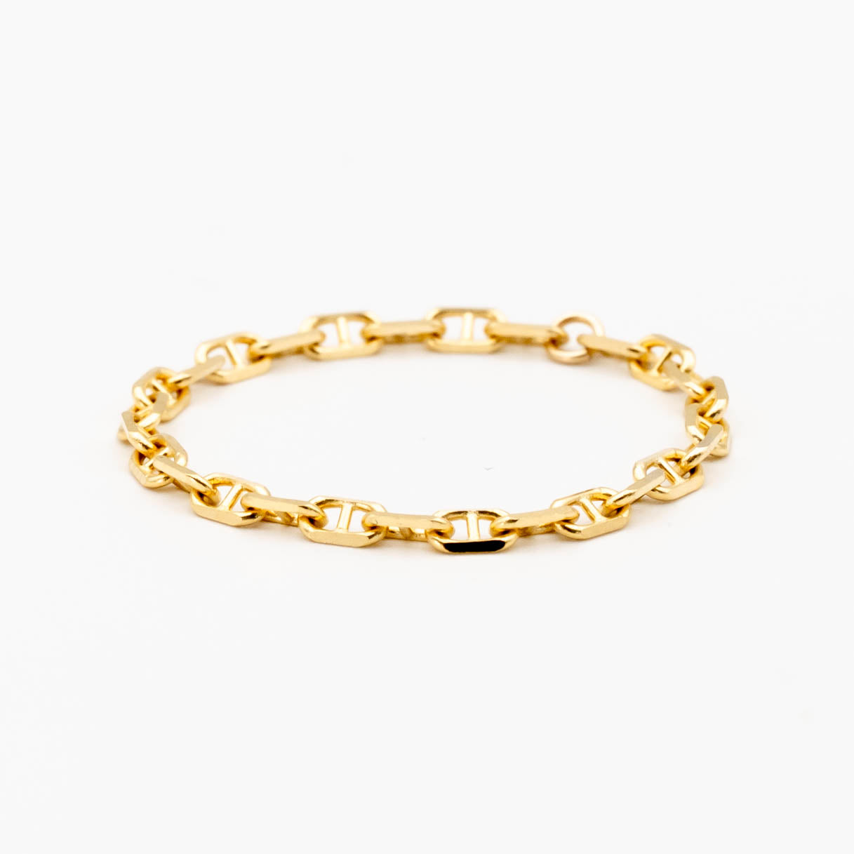 Stainless Steel Anchor Chain Ring - Durable Marine Boat Jewelry for Nautical & Beach Fashion | Perfect for Necklaces, Bracelets, and Keychains