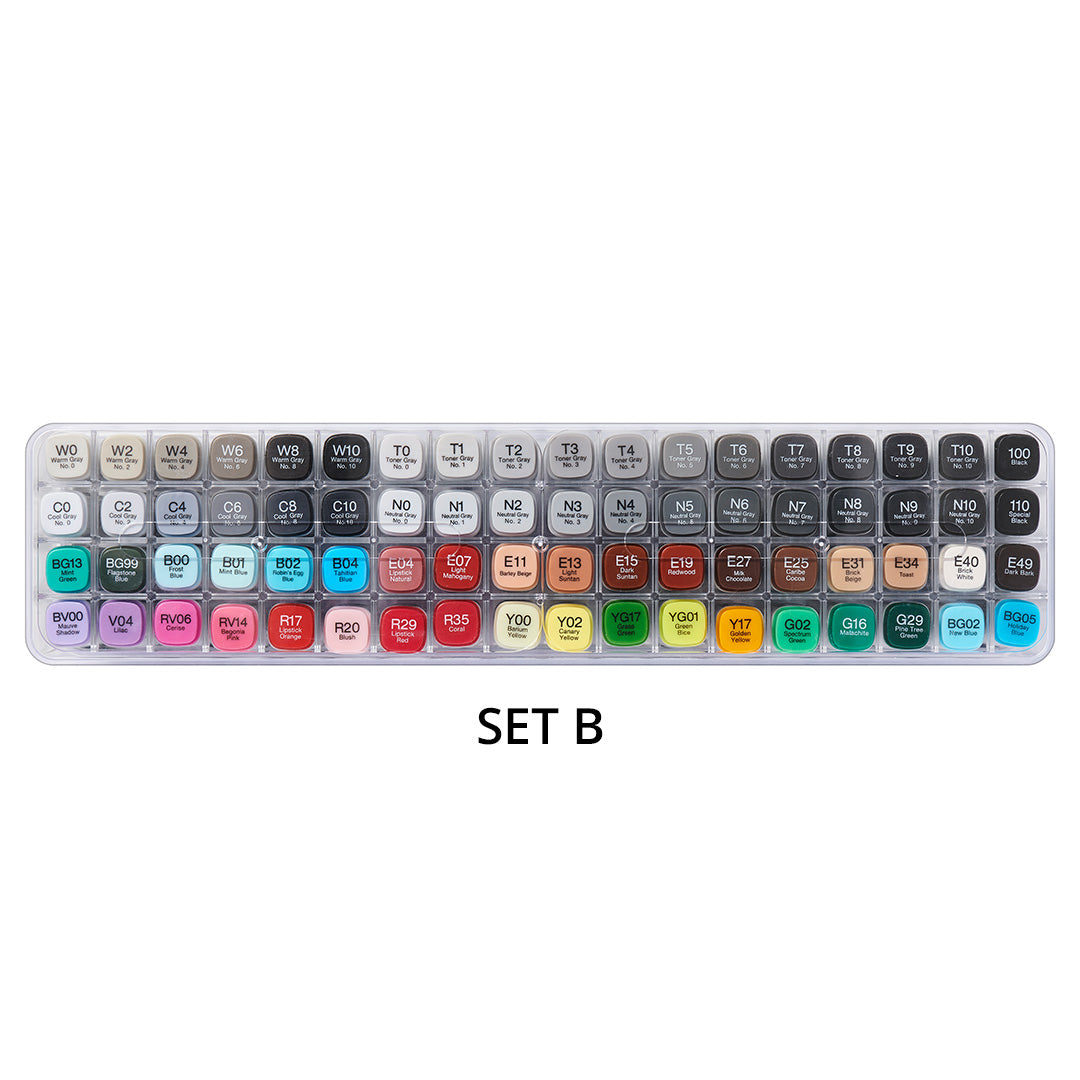 Copic Classic Marker Pen Set of 72 - Professional Alcohol-Based Art Markers for Sketching, Illustration & Manga Drawing - Perfect for Artists, Designers & Crafters