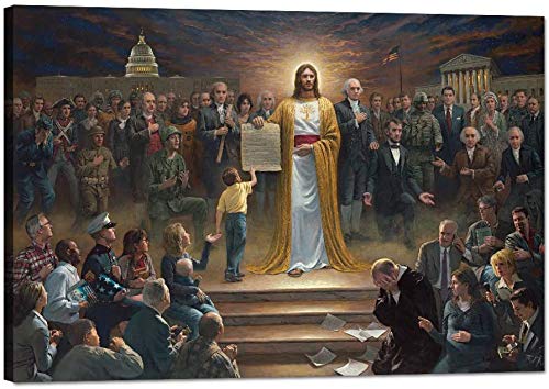 Jesus Picture Framed Wall Art - Religious Home Decor for Bedroom, Office & Living Room - Ready to Hang Inspirational Christian Wall Decor - Perfect for Prayer Spaces & Gift Giving