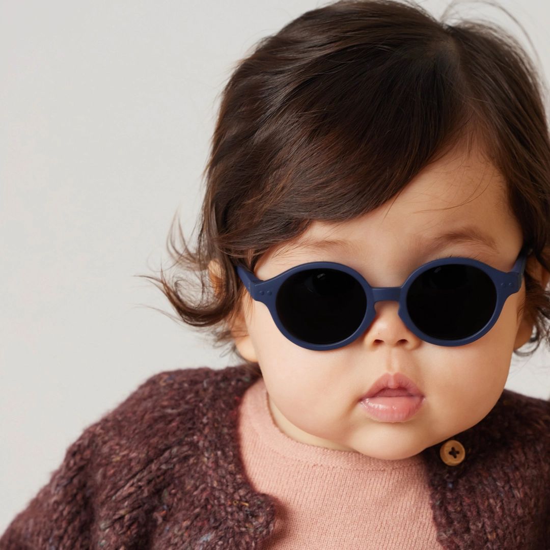 Baby Sunglasses for Boys & Girls - UV Protection, Denim Blue Frame - Perfect for Outdoor Play, Beach & Summer Activities