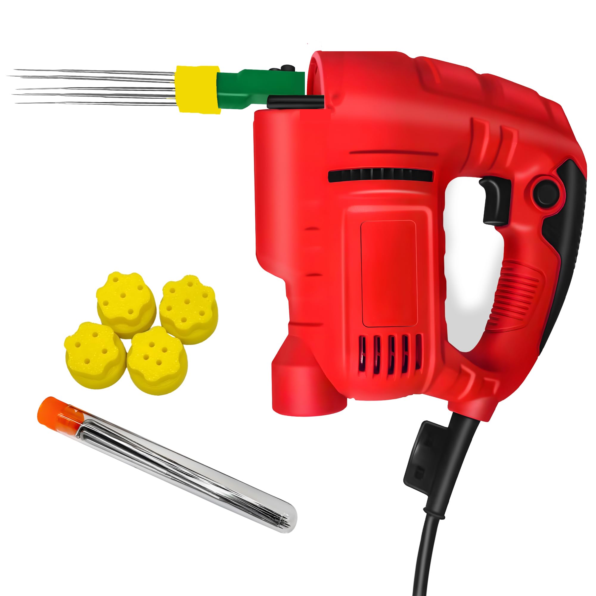 Electric Needle Felting Machine - Handheld Wool Felting Tool with 1-7 Needles & Speed Control for Quick Felting, Wool Painting, DIY Felted Crafts - Perfect for Home Art Projects, Scarf Making & 3D Wool Sculptures