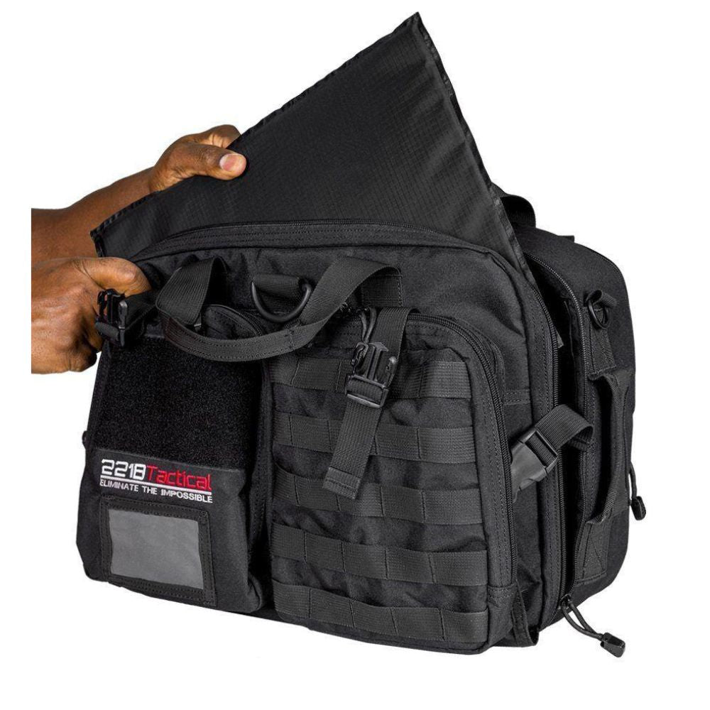 Hondo Patrol Bag with Level IIIA Bulletproof Armor Insert 11x14 - Tactical Backpack for Police, Security & Outdoor Protection