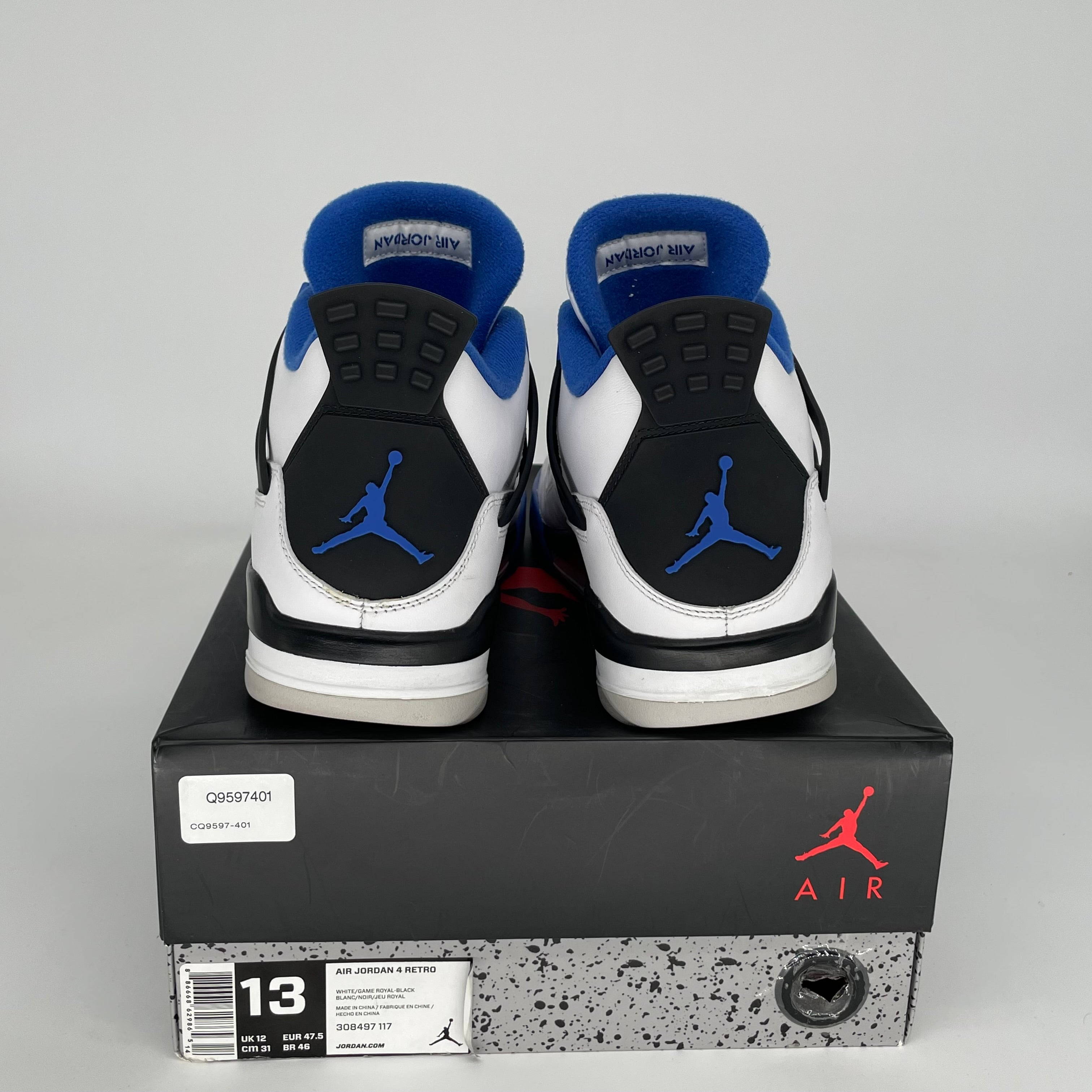 Original: AIR JORDAN 4 MOTORSPORTS SIZE 13 308497 117   Optimized: **Air Jordan 4 Retro Motorsports Men's Basketball Shoes Size 13 - White/Black-Gym Red (308497-117) - Perfect for Sneaker Collectors & Streetwear Fashion**