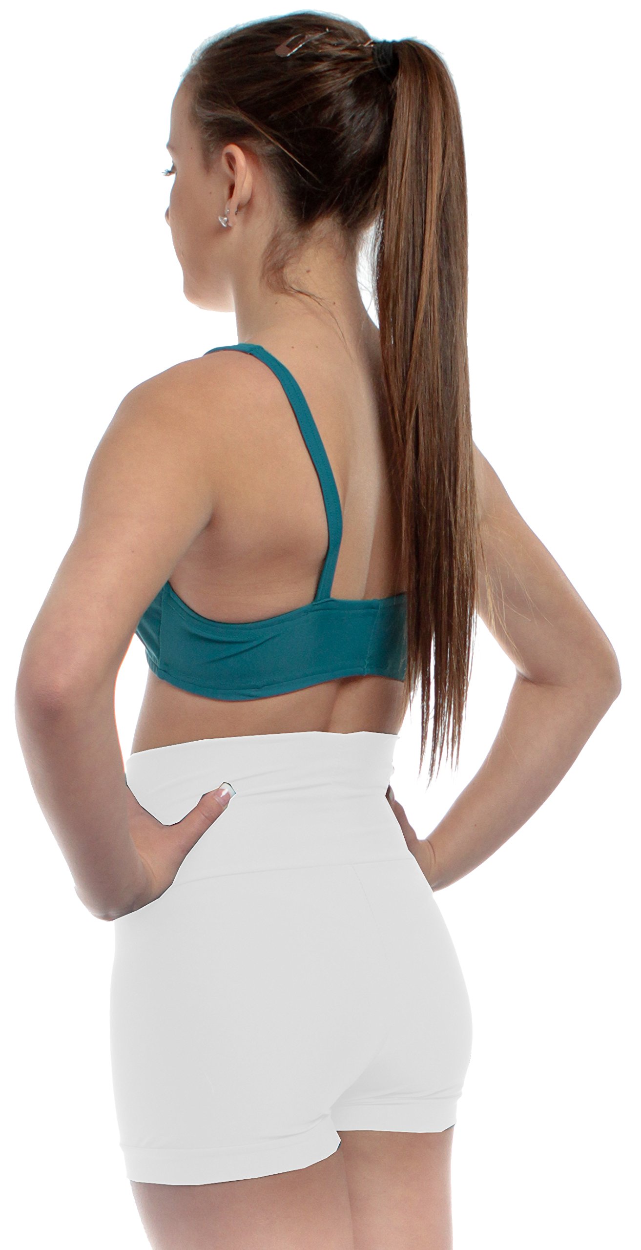 Women's High Waisted Dance Shorts - Breathable Stretch Ballet Yoga Workout Shorts for Women | Perfect for Dance Class, Yoga, Gym & Fitness Training