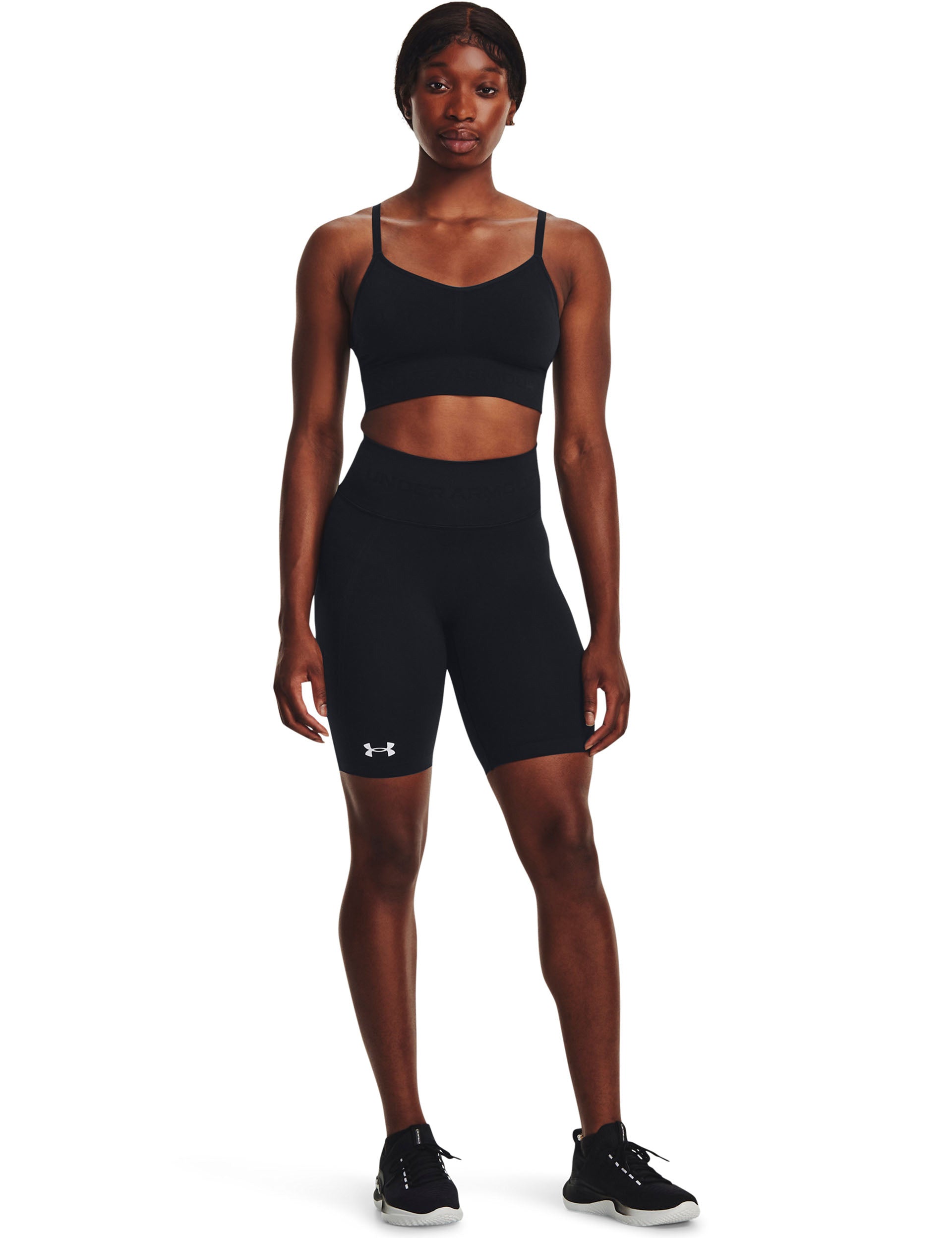 Train Seamless Shorts for Women - Breathable Workout Shorts in Black & White | Perfect for Yoga, Running & Gym