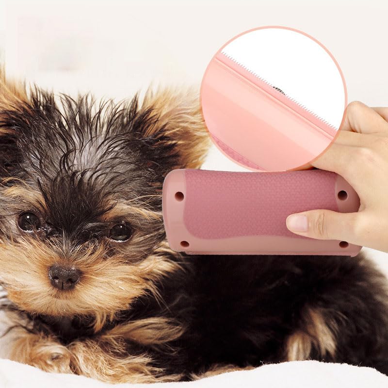 Mr Waggy Tails Deshedding Brush for Dogs & Cats - 2pcs, Perfect for Short Hair Pets at Home