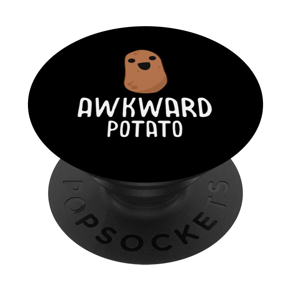 Kawaii Potato PopSockets PopGrip - Cute Swappable Phone Grip for iPhone & Android | Funny Potato Gift for Friends & Family | Perfect for Everyday Use, Travel & Office